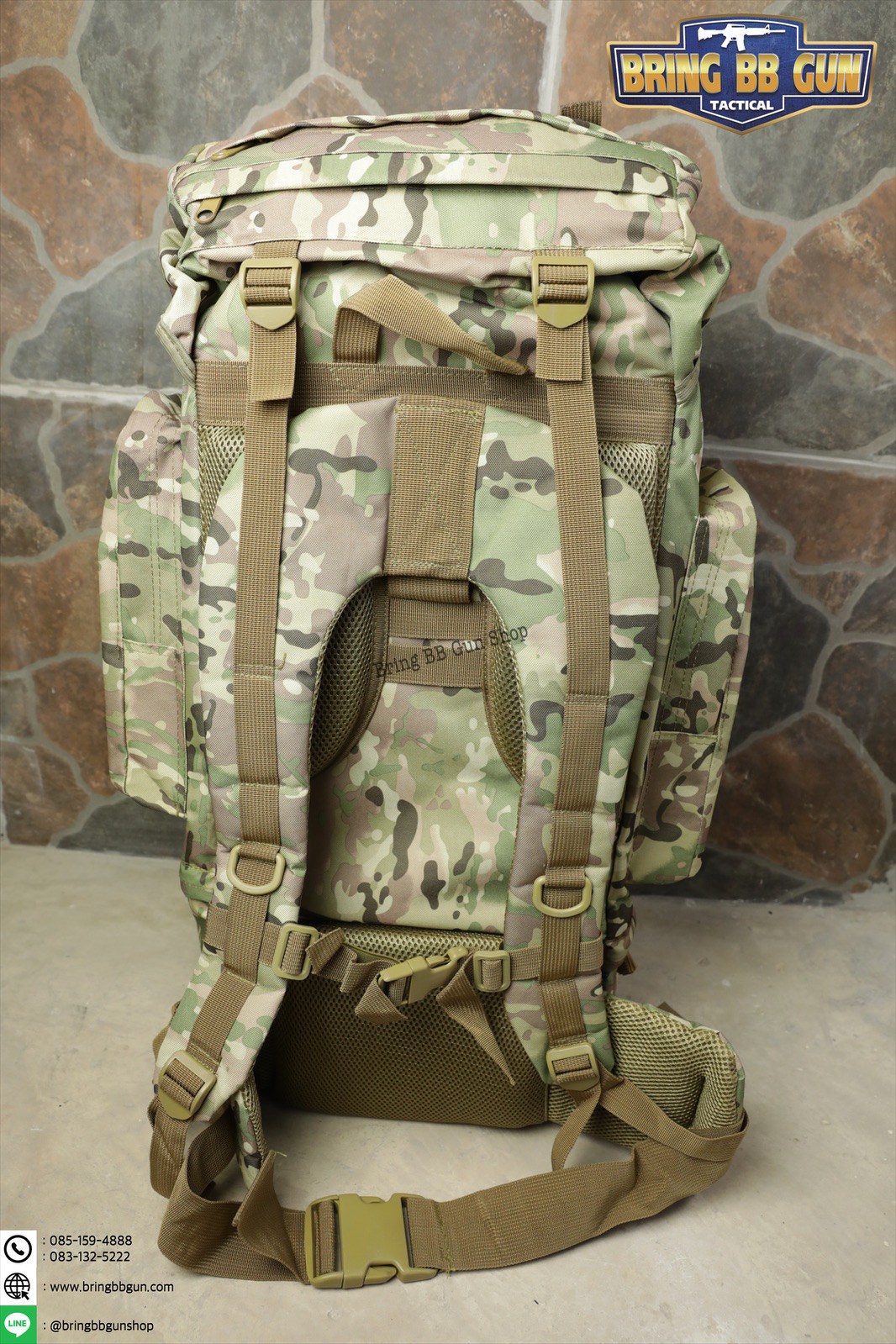 กระเป๋าเป้ รุ่นโครงเหล็ก