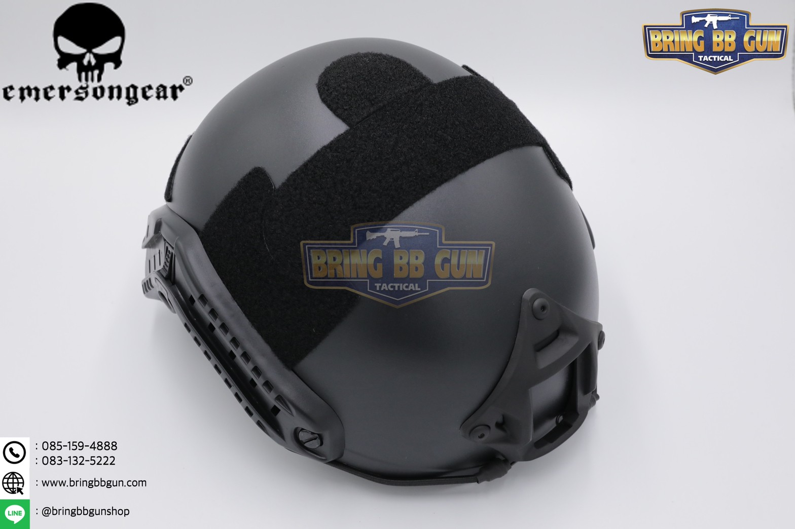 หมวก Fast ยี่ห้อ Emerson รุ่น ปรับท้ายทอยได้ (หมวกฟาส) (Fast Helmet MH type)