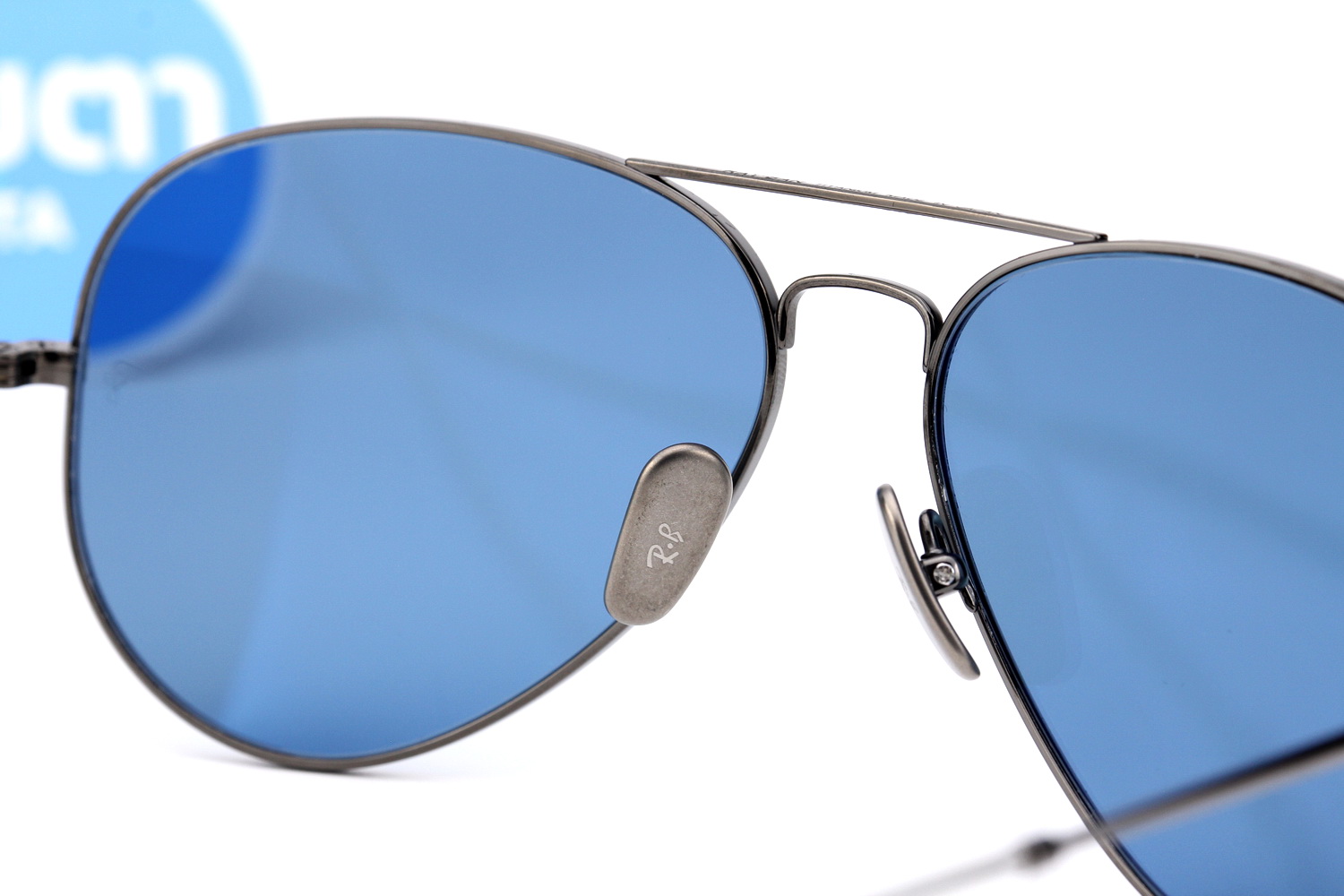 RayBan Aviator Titanium Collection RB8089 165/S2 Chromance Polarized Lens