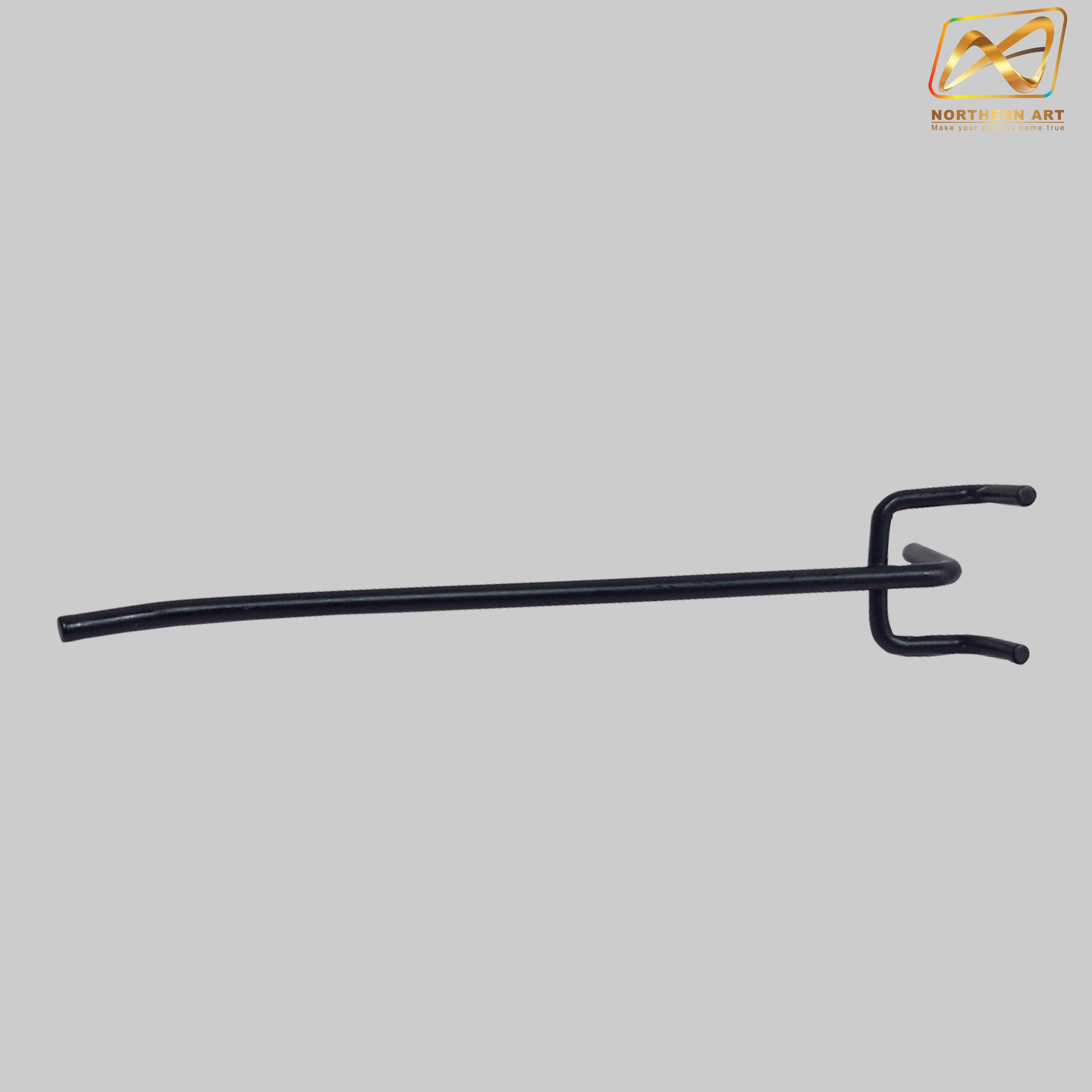 ขอแขวนสินค้า HOOK แบบแขนเดี่ยว ยาว 14.5 cm. สีเงิน มี 2 สี สีขาว และ สีดำ