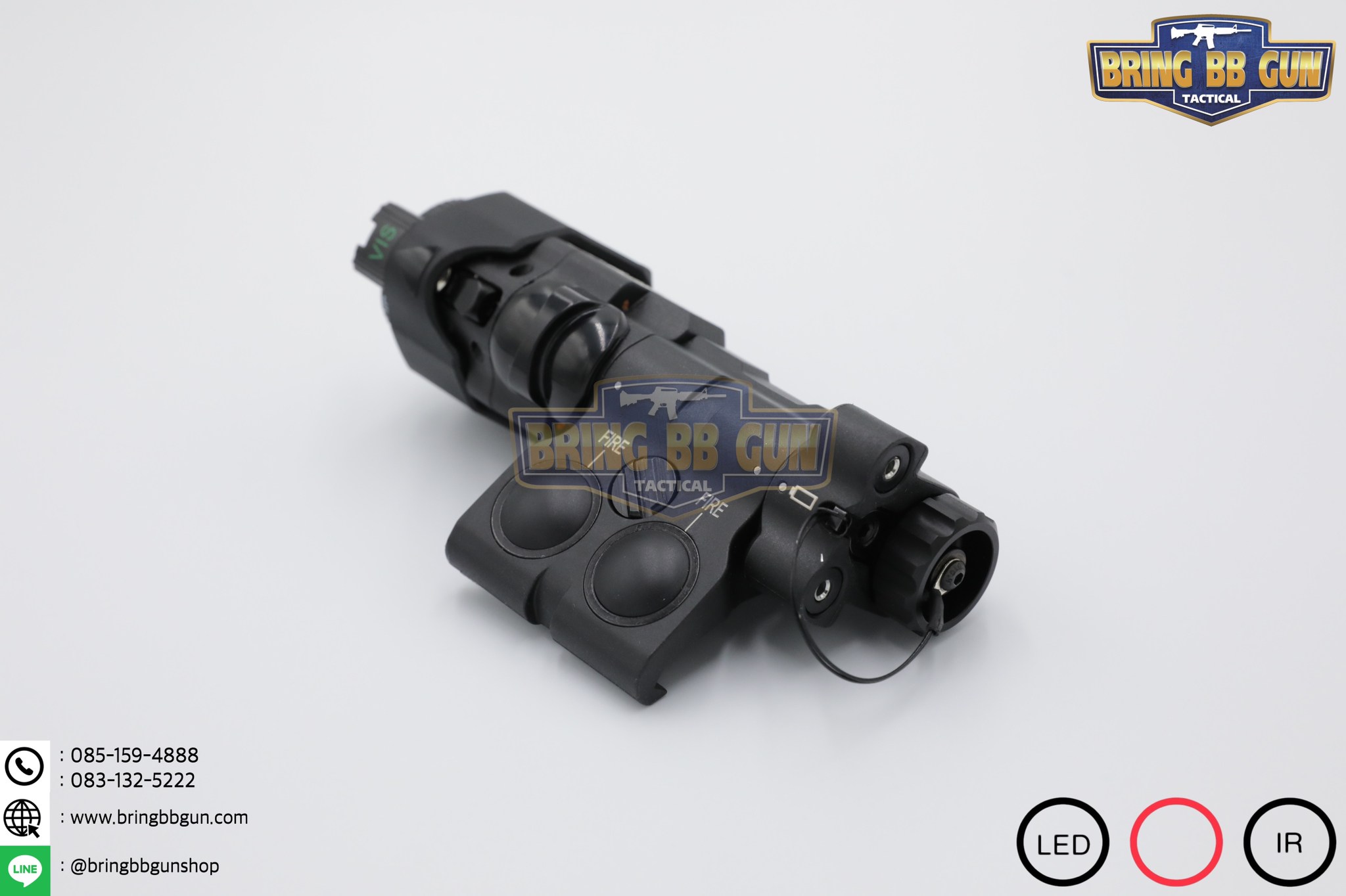 กล่องไฟฉาย+เลเซอร์ชี้เป้า+ไฟฉายIR+เลเซอร์ชี้เป้าIR (อุปกรณ์เล็งช่วยส่องสว่าง) B.E. Meyer รุ่น MAWL-C1+