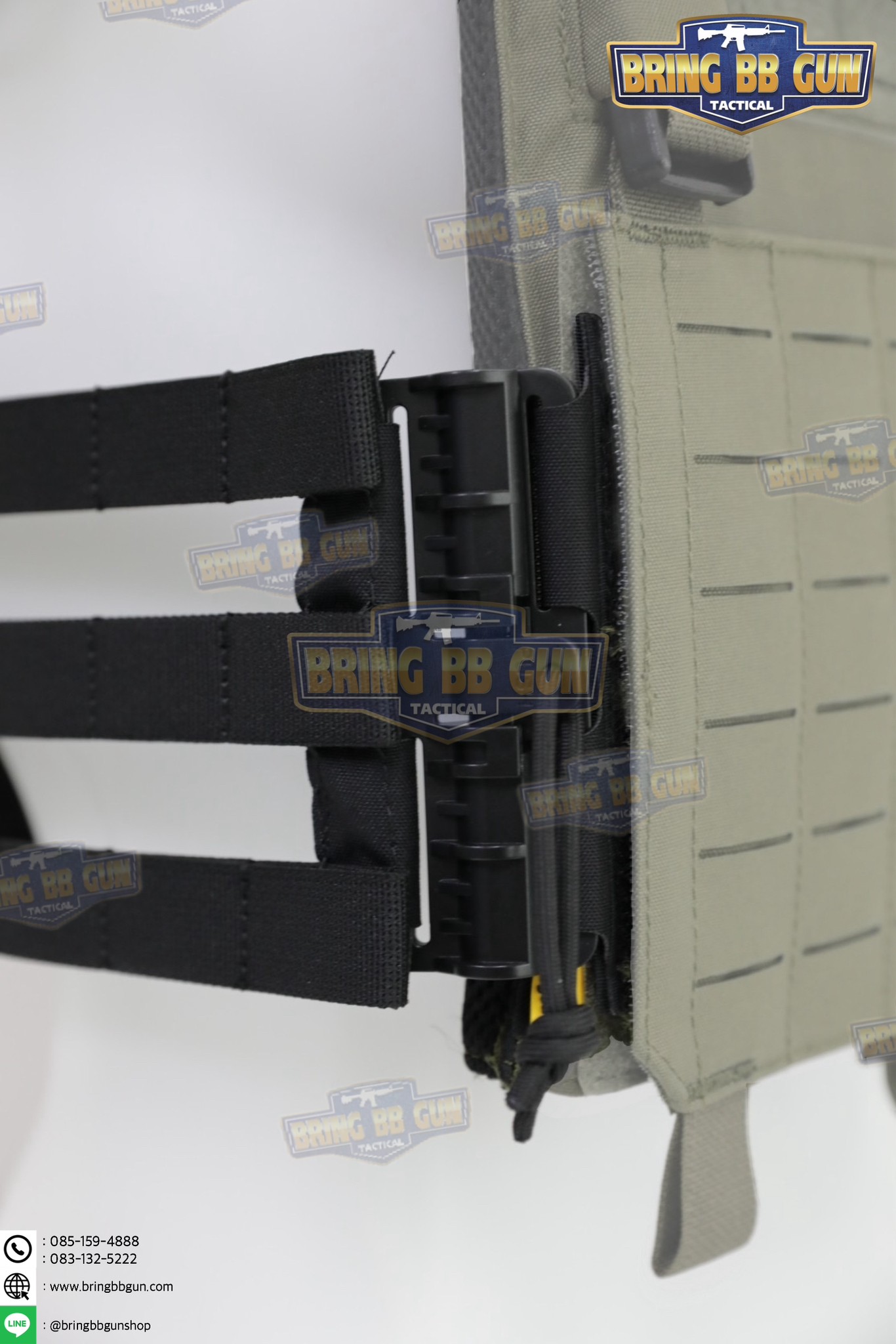 ชุดเซ็ตปลดเสื้อเกราะไว ชุดสายโอบ-ปลดไว (Vest single point quick release Mesh Cummerbund) (Quick Release Cummerbund Set)