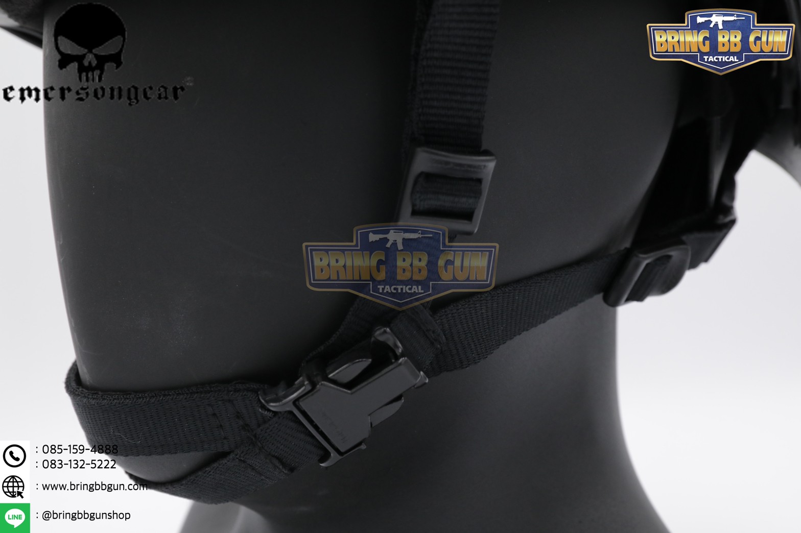 หมวก Fast ยี่ห้อ Emerson รุ่น ปรับท้ายทอยได้ (หมวกฟาส) (Fast Helmet MH type)