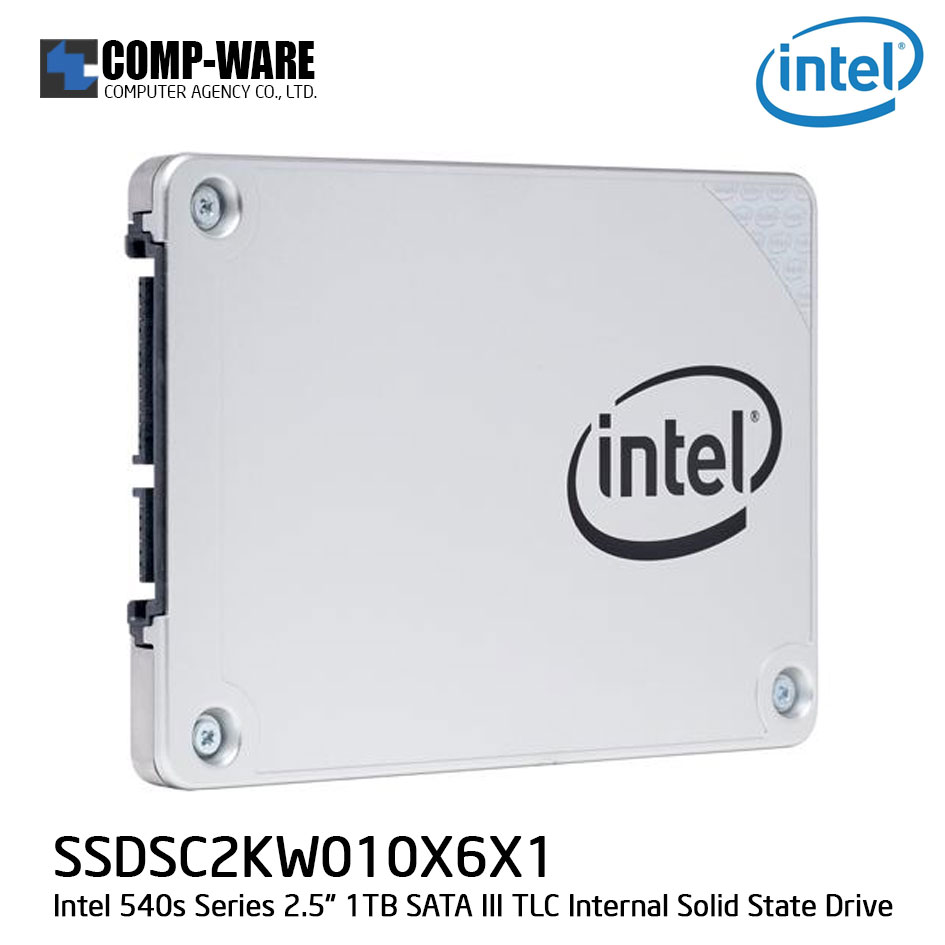 Intel 540s Series 2.5" 1TB SATA III TLC Internal Solid State Drive (SSD) SSDSC2KW010X6X1