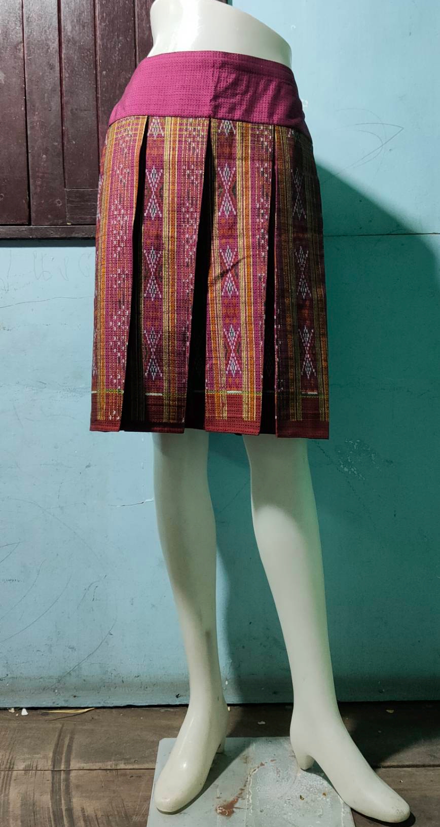 NNandNN Shop 6 0001 กระโปรงจีบทวิส หลายสี 34