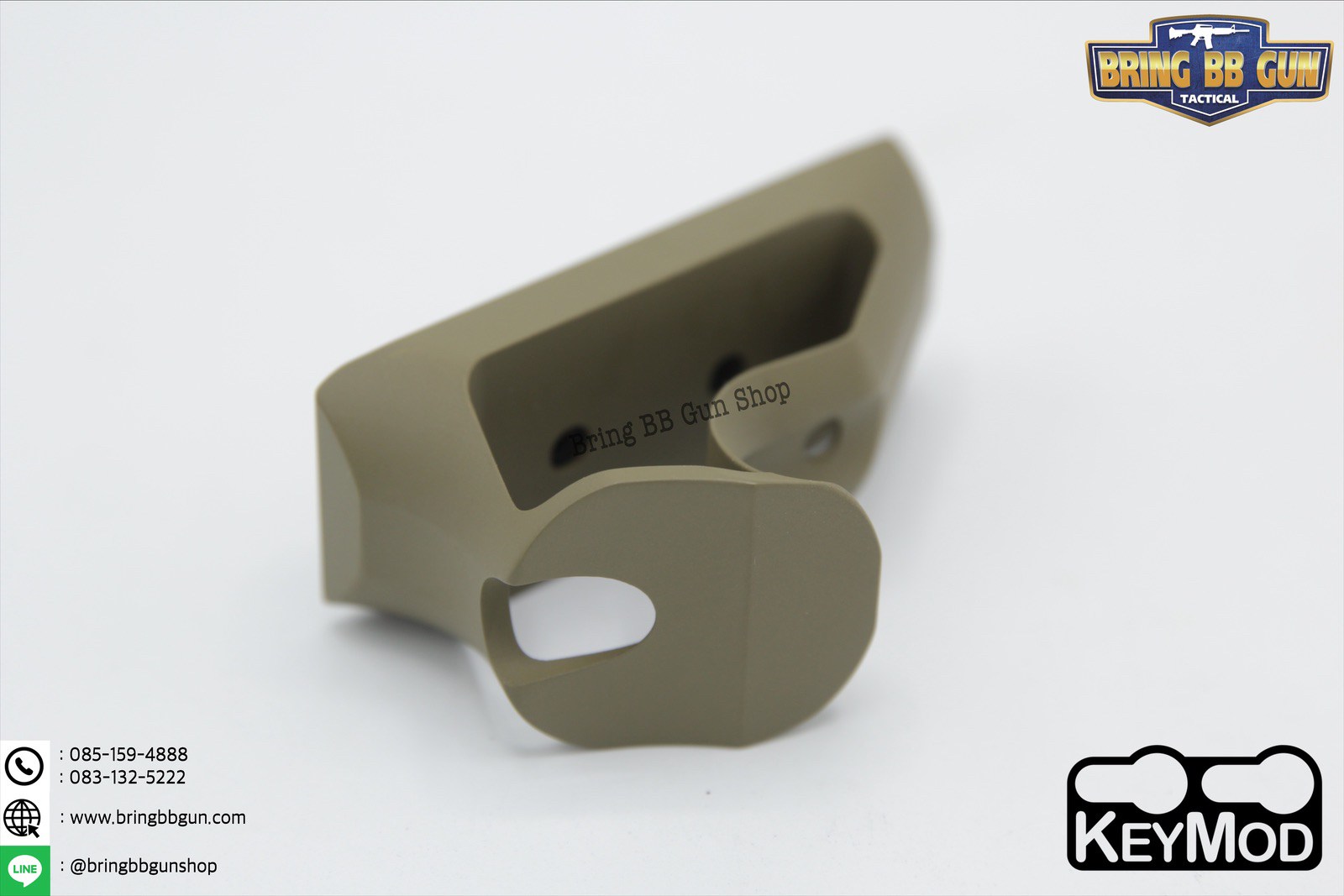 กริ๊ปมือหน้า Fortis (Front Grip Fortis) รุ่น สั้น ระบบราง Keymod