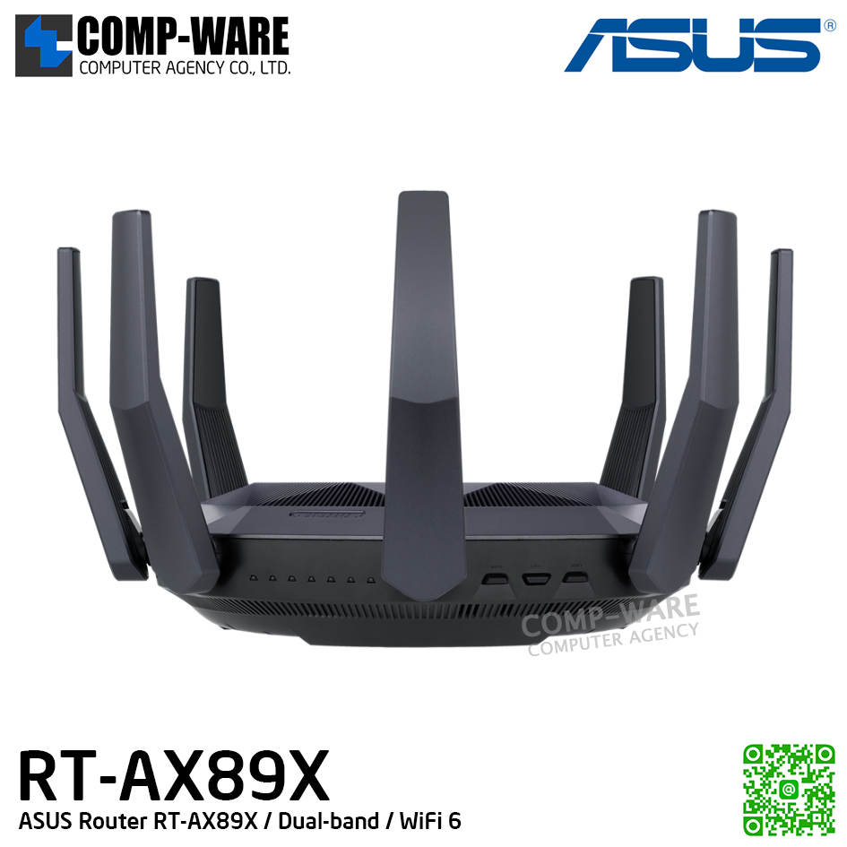 ASUS Router RT-AX89X / Dual-band / WiFi 6 - 3Y Warranty