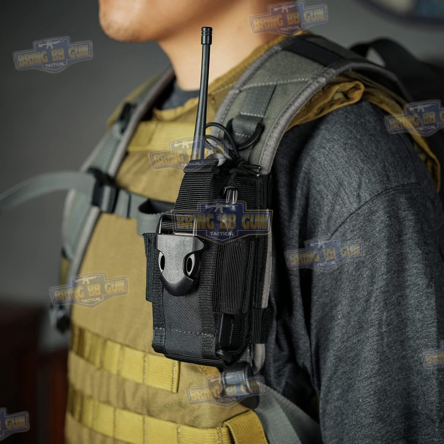 ซองวิทยุสื่อสารแบบผ้า Universal (ซองวิทยุสื่อสารแบบผ้า ปรับใส่ได้ทุกรุ่น) (Radio Holster)