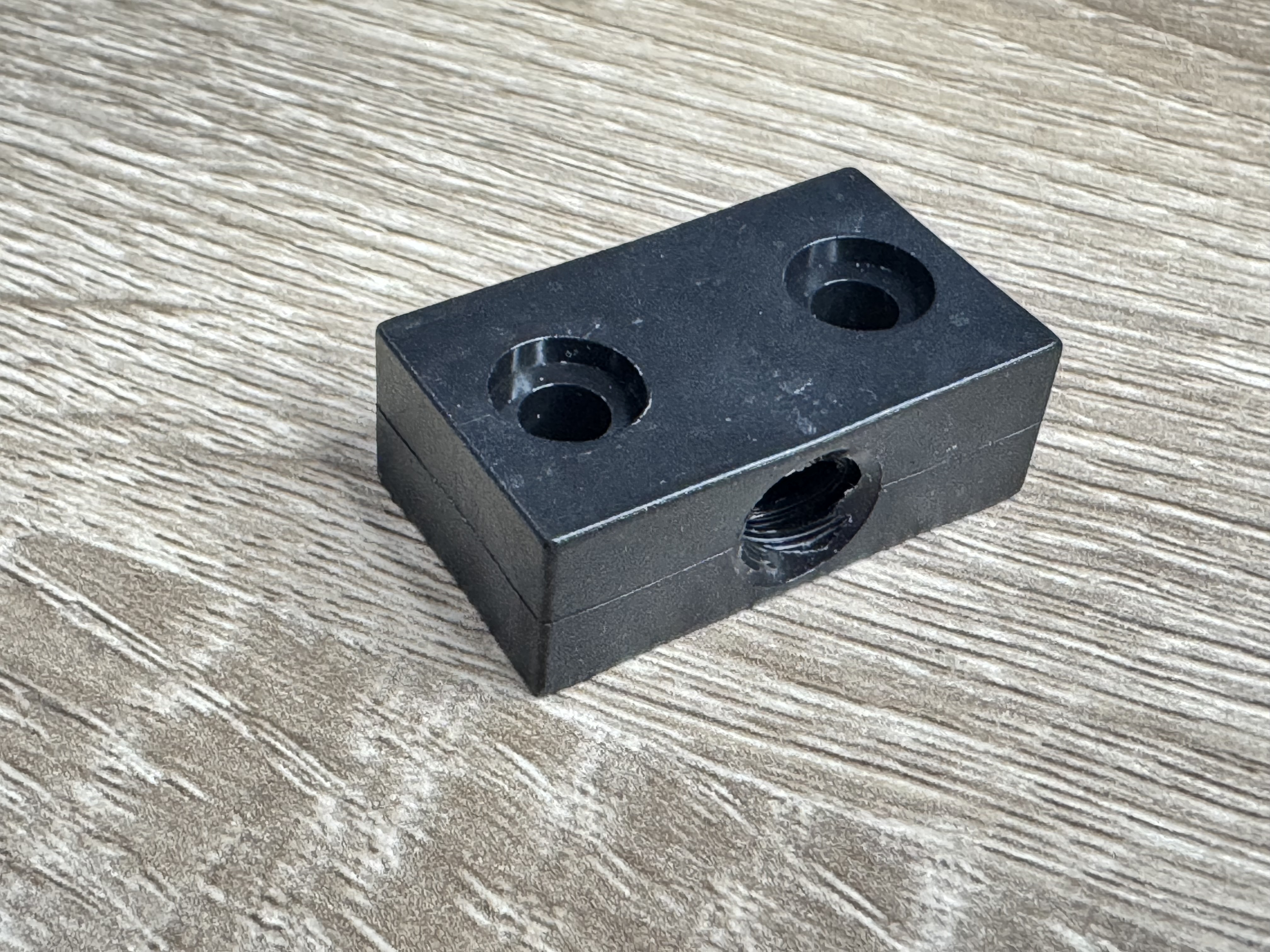 Fixed Block Anti Backlash POM Nut For T8 Trapezoidal Pitch 2 Lead 8