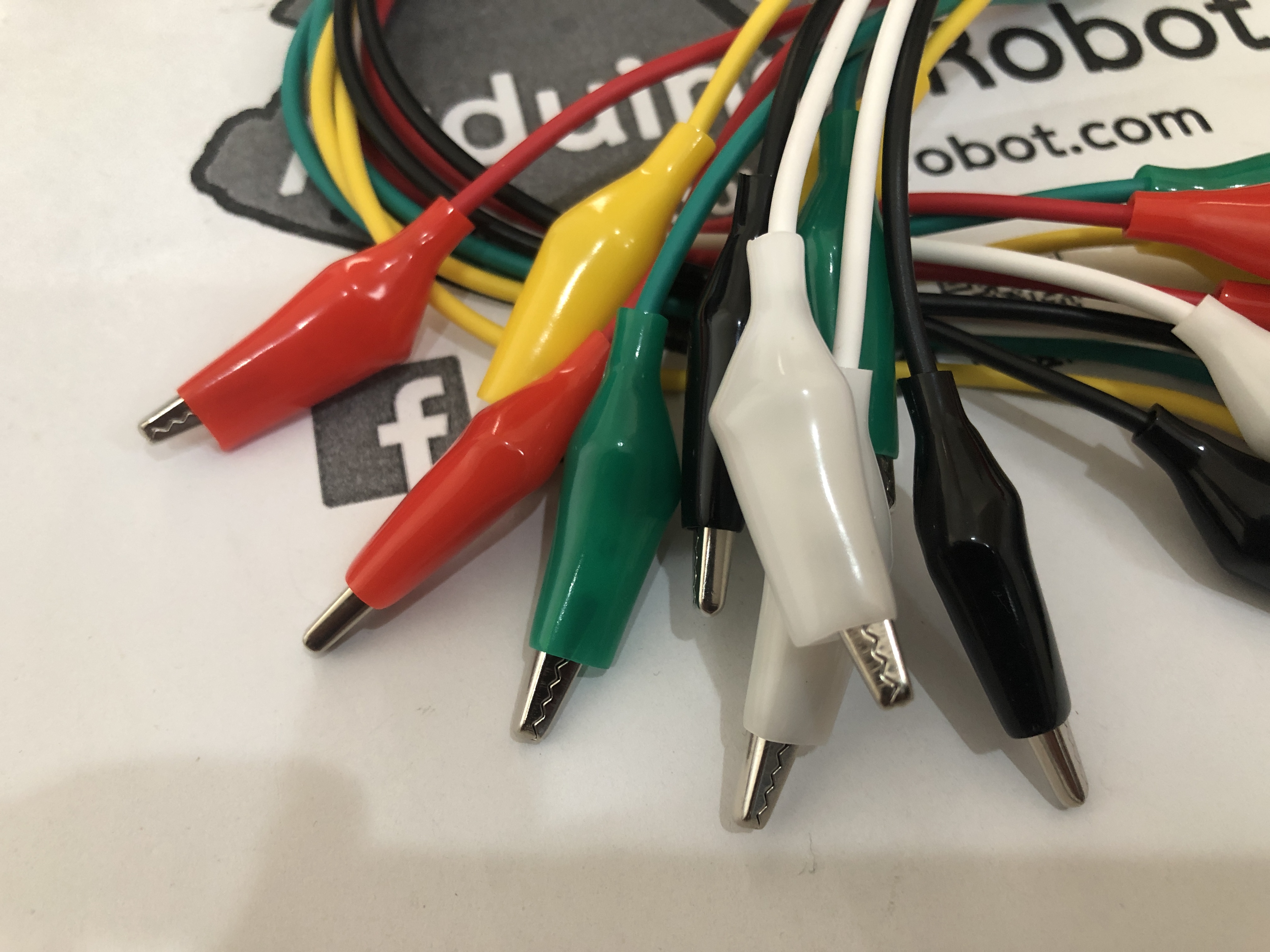 Alligator Clips with Wire 50cm