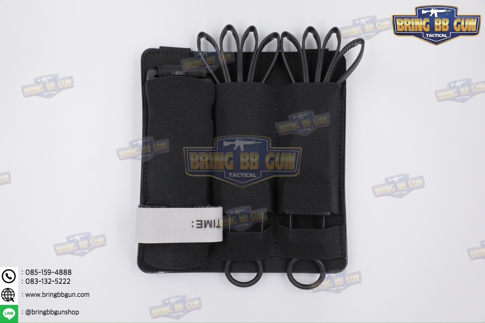 เพ้าเก็บ Cable Ties/สายTQ ติดหลังเสื้อเวส (Plastic Cable Ties Fastener)