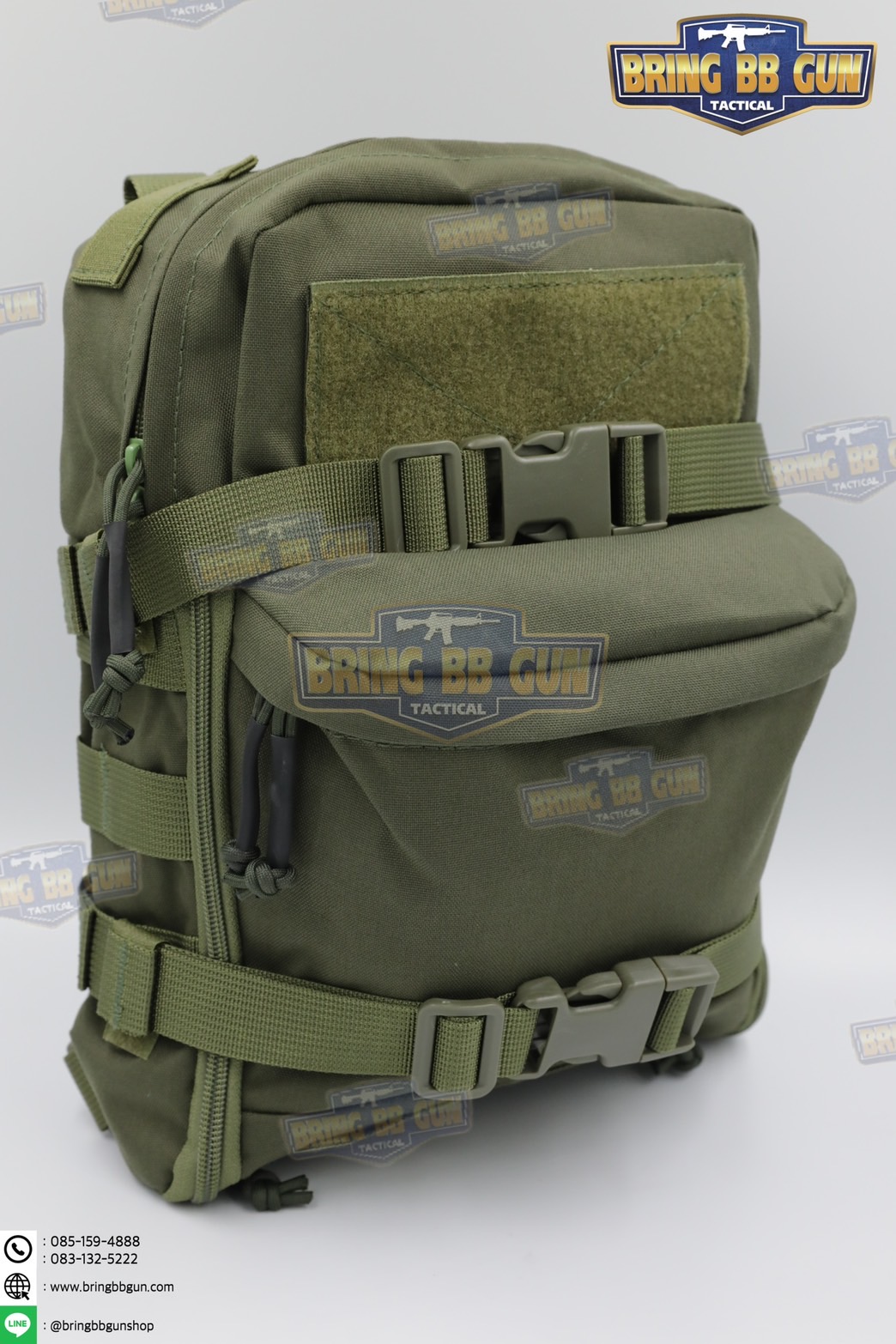 กระเป๋าติดเวส รุ่น MHP (กระเป๋าติดหลังเสื้อเวส) (Mini Hydration Pack) (Hydro Pack) (Back Panel Tactical Supplement)
