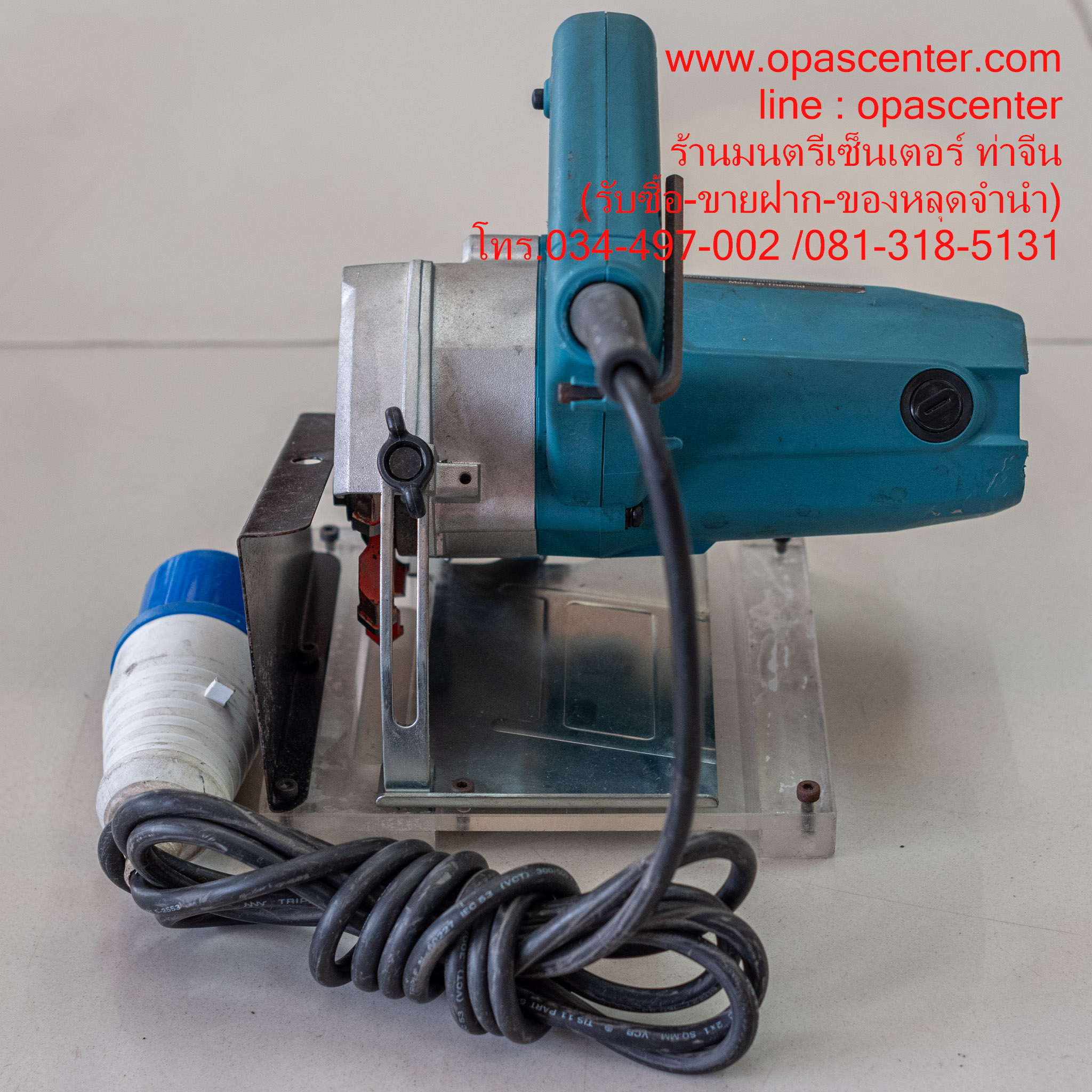 MAKITA เครื่องตัดไฟฟ้า ขนาด 4 นิ้ว (110 มม.) กำลังไฟ 1,200 วัตต์ รุ่น M4100ZX1B ความเร็วรอบ 13,000 รอบ/นาที ของแท้ มือสอง สภาพใหม่