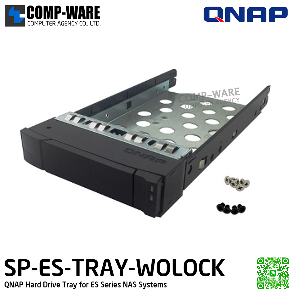 QNAP SP-ES-TRAY-WOLOCK Hard Drive Tray for ES Series NAS Systems - รับประกัน 1 ปี - SPARE PART