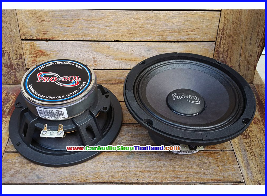 ลำโพงเสียงกลาง 6.5 นิ้ว PRO SQL 6 SQ BLACK