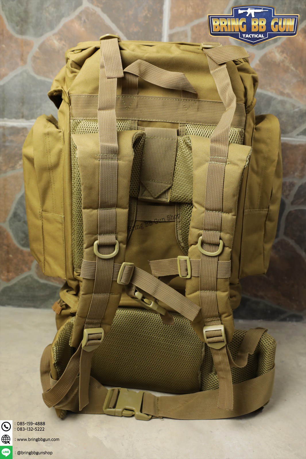 กระเป๋าเป้ รุ่นโครงเหล็ก