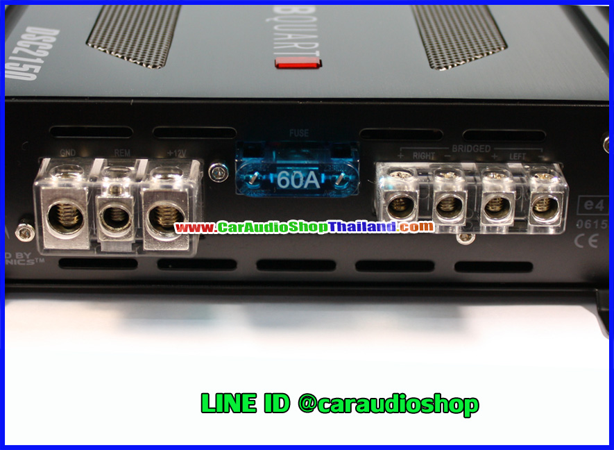 แอมป์ 2 CH คุณภาพสูง MB QUART DSC-2150 (แรงและเสียงดี )