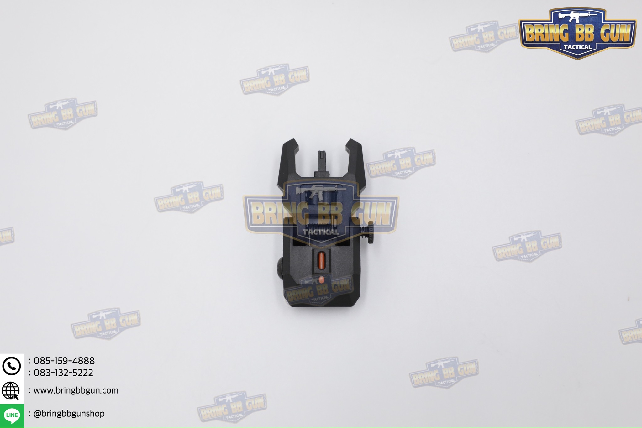 ศูนย์หน้า-หลังพับได้แบบพลาสติก MGPCQB รุ่น Armor Gen2 เรืองแสง