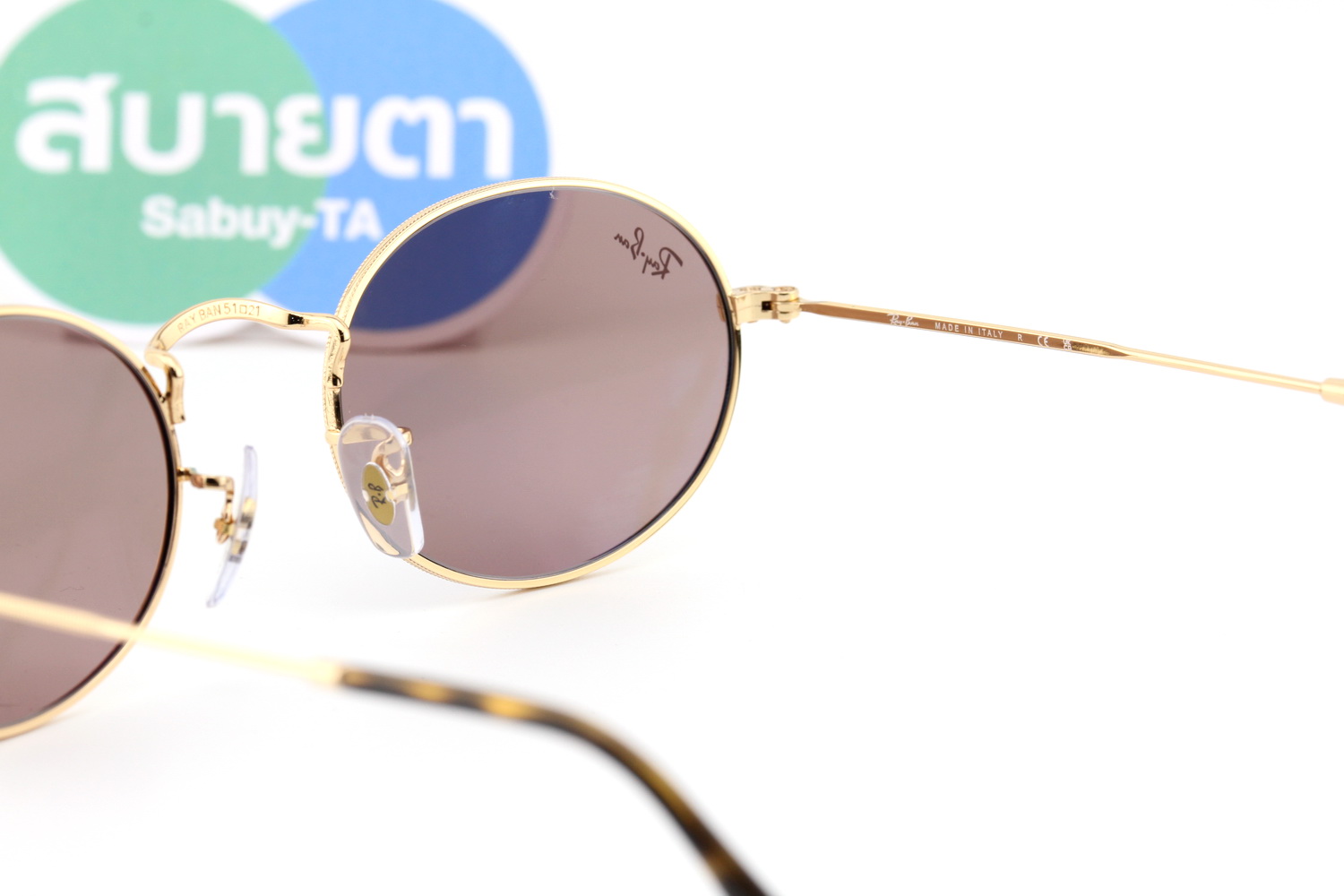 RayBan Oval RB3547 001/1A (ทรงรี)