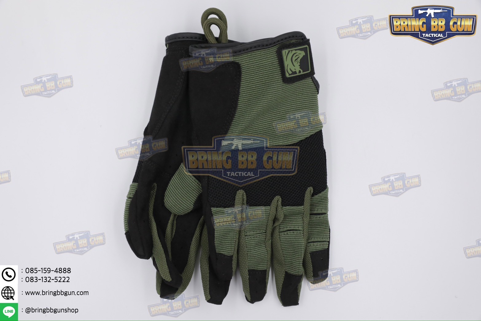 ถุงมือเต็มนิ้ว ทรง Alpha (Tactical Glove) (ถุงมือหมูป่า) (Full Dexterity Tactical Glove)