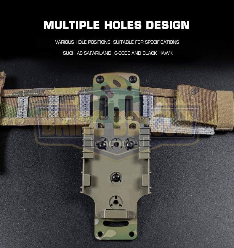 เพลทโหลดต่ำ CNC (เพลทลดต่ำ CNC) (เพลท CNC) (Modular Holster Adapter) (MHA)