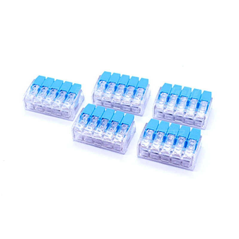 ขั้วต่อสายไฟ 5P | ขนาด 0.14-4 mm. | 450V | PCT-415 | มี 4 สี | สีน้ำเงิน สีส้ม สีแดง สีขาว | 5ชิ้นต่อแพ็ค