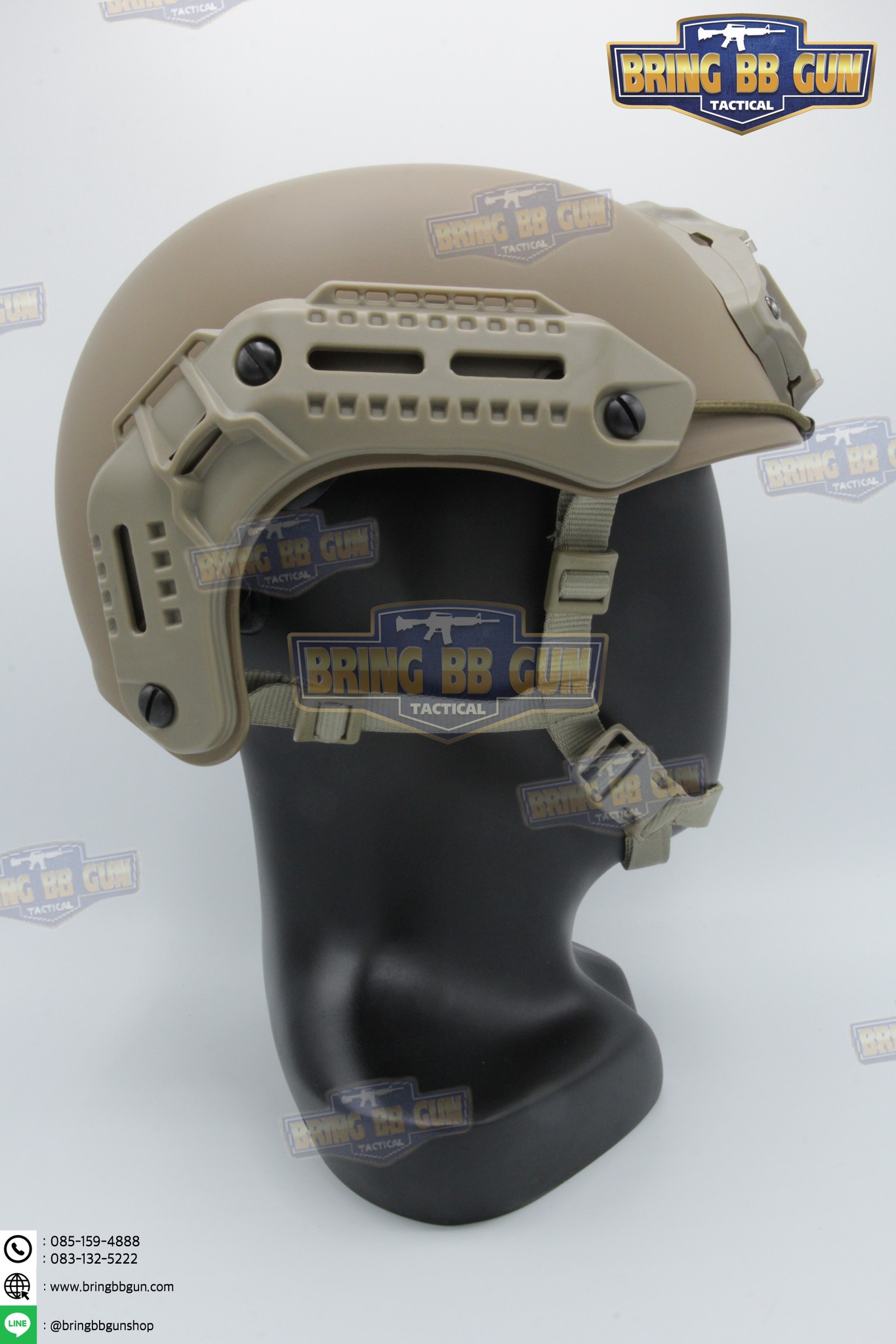 หมวก Fast ทรง MK ยี่ห้อ Emerson (หมวกฟาส) (MK Style Tactical Helmet) (MK Helmet)