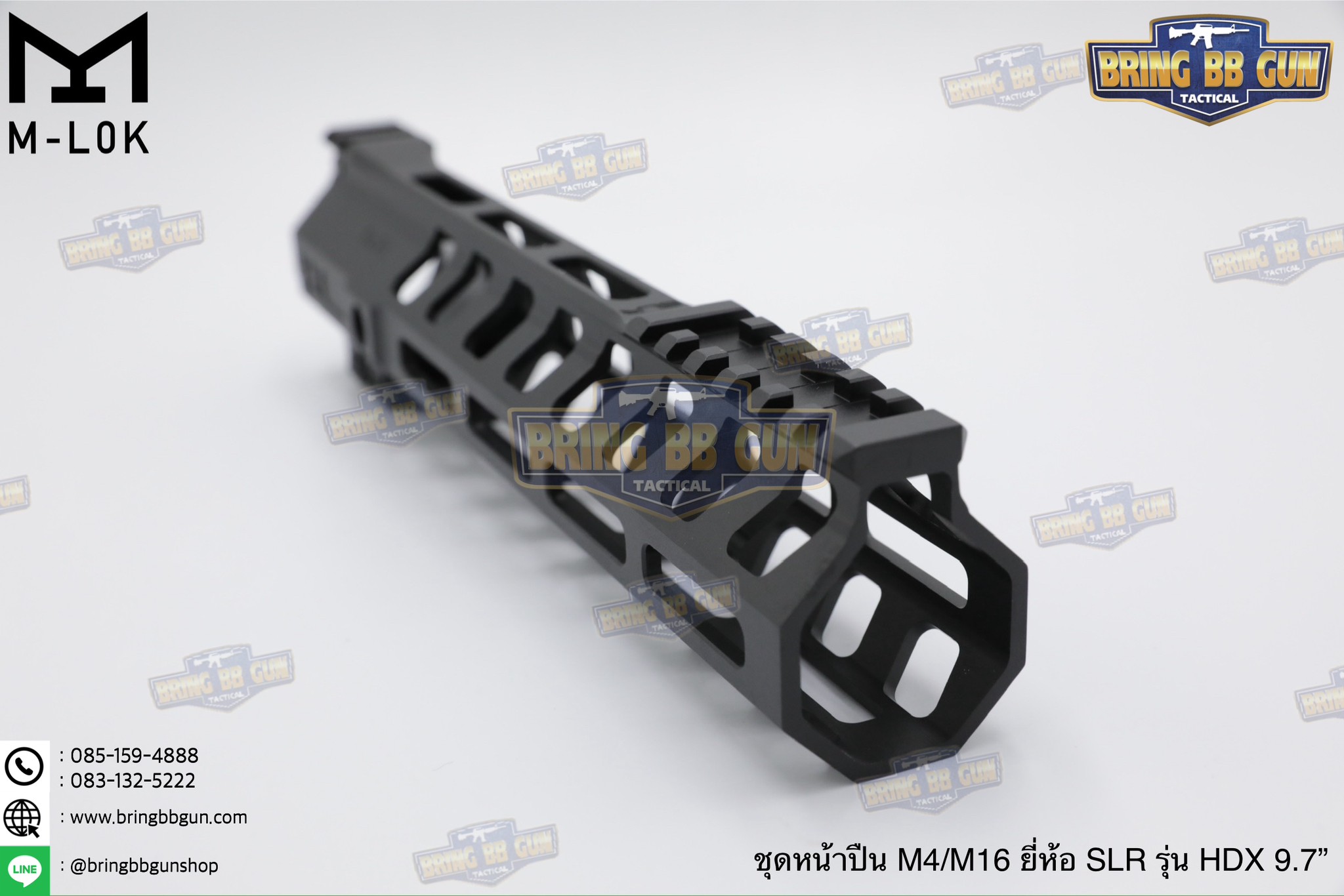ชุดหน้า SLR รุ่น HDX (9.7”) ระบบราง M-Lok (รางหน้า SLR HDX) (HDX M-Lok Handguard)