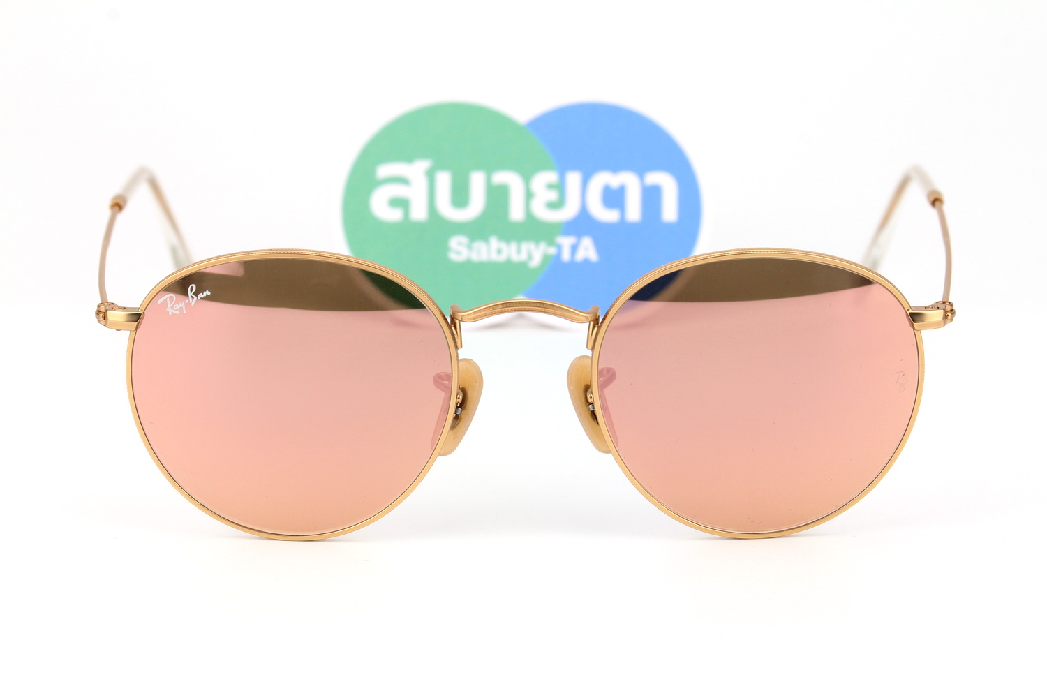 RayBan Round Flash RB3447 112/Z2