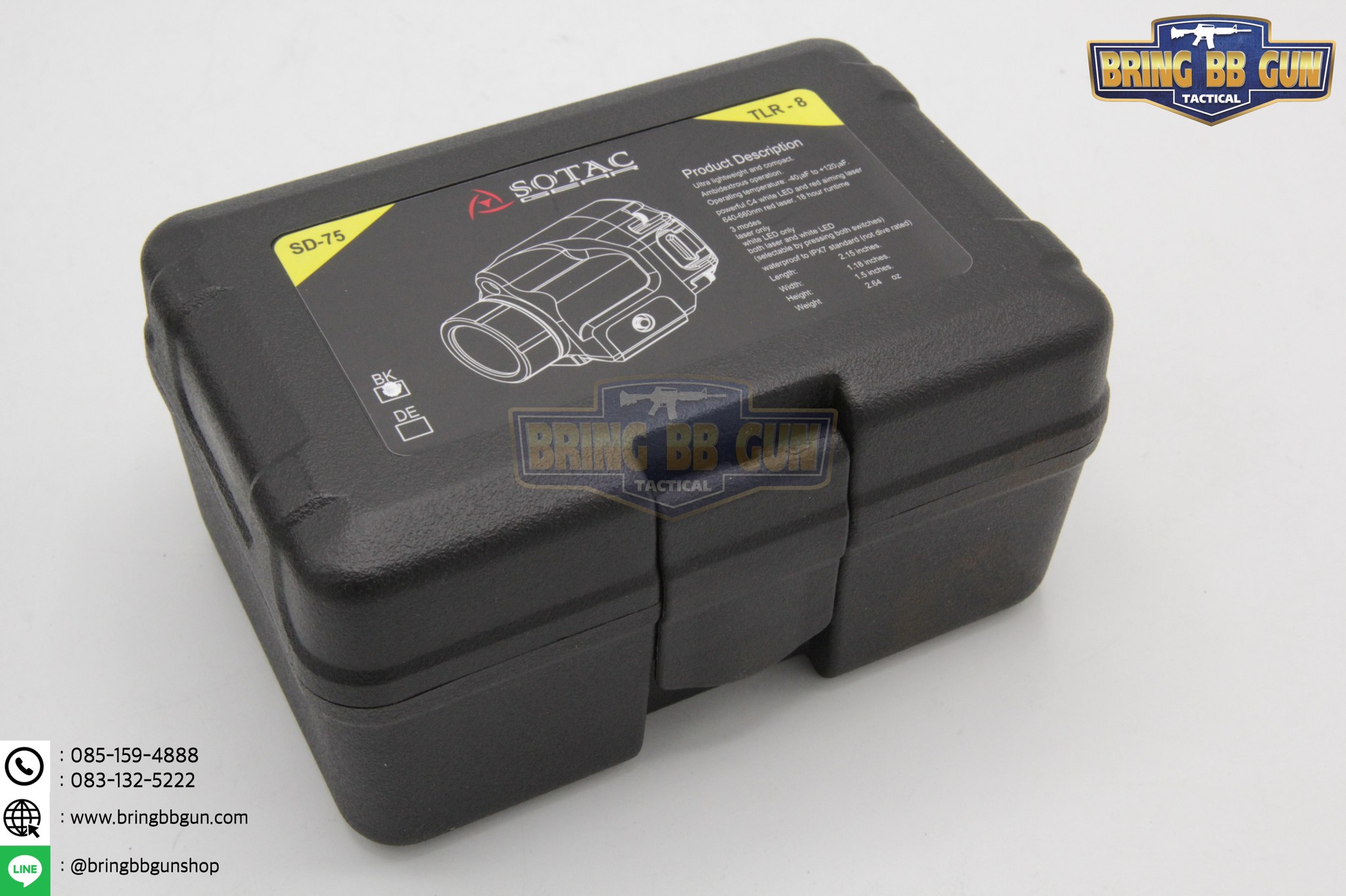 ไฟฉายและเลเซอร์สีแดง ติดปืนสั้น Streamlight รุ่นTLR-8