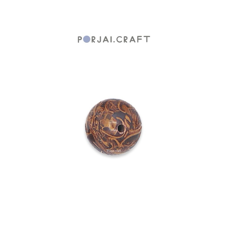 Calligraphy Jasper Bead ลูกปัดแจสเปอร์ 12mm