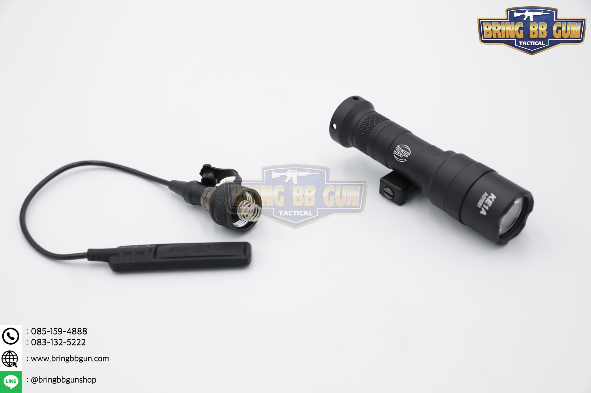ไฟฉายติดปืน ยี่ห้อ Surefire รุ่น M340 (ขาปรับได้)