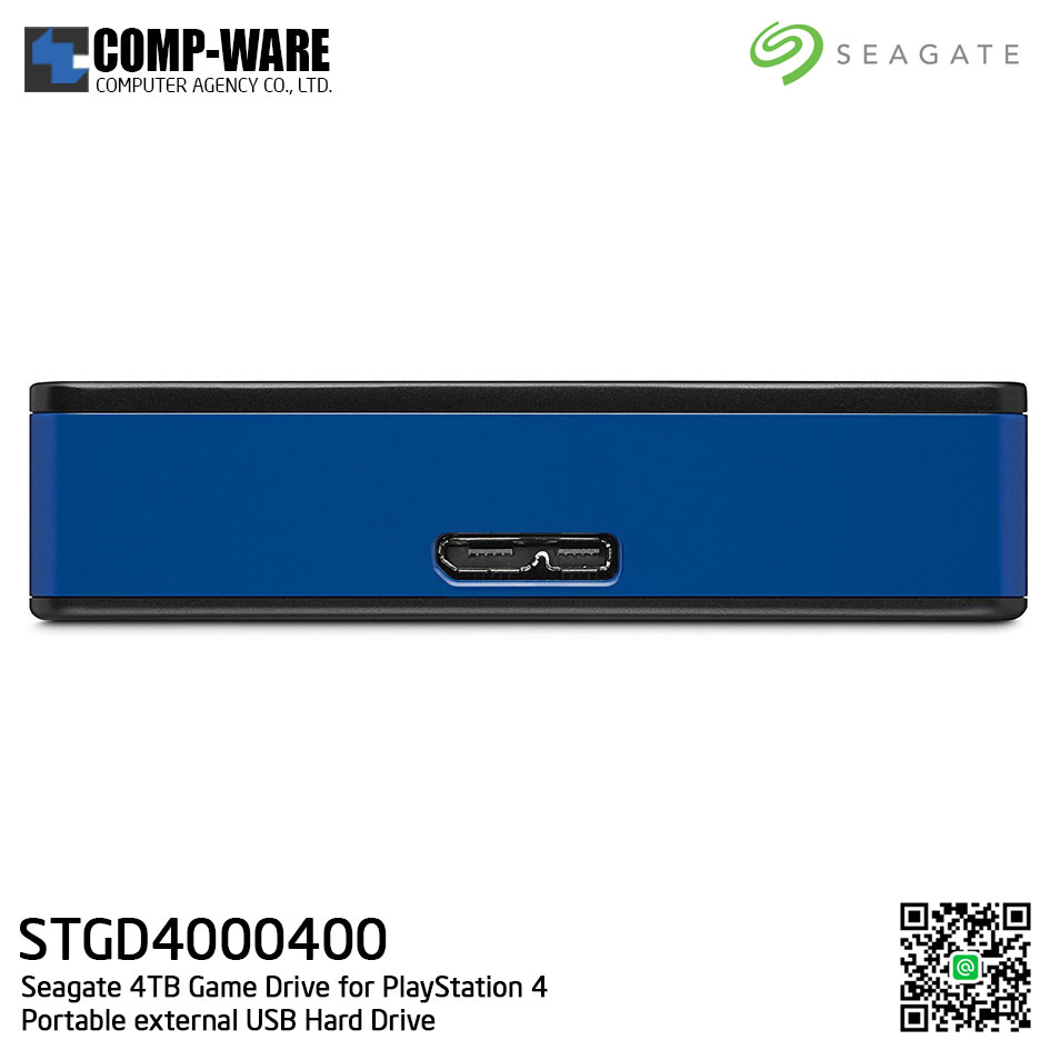 Seagate 4TB Game Drive for PlayStation 4 Portable External USB Hard Drive - STGD4000400
