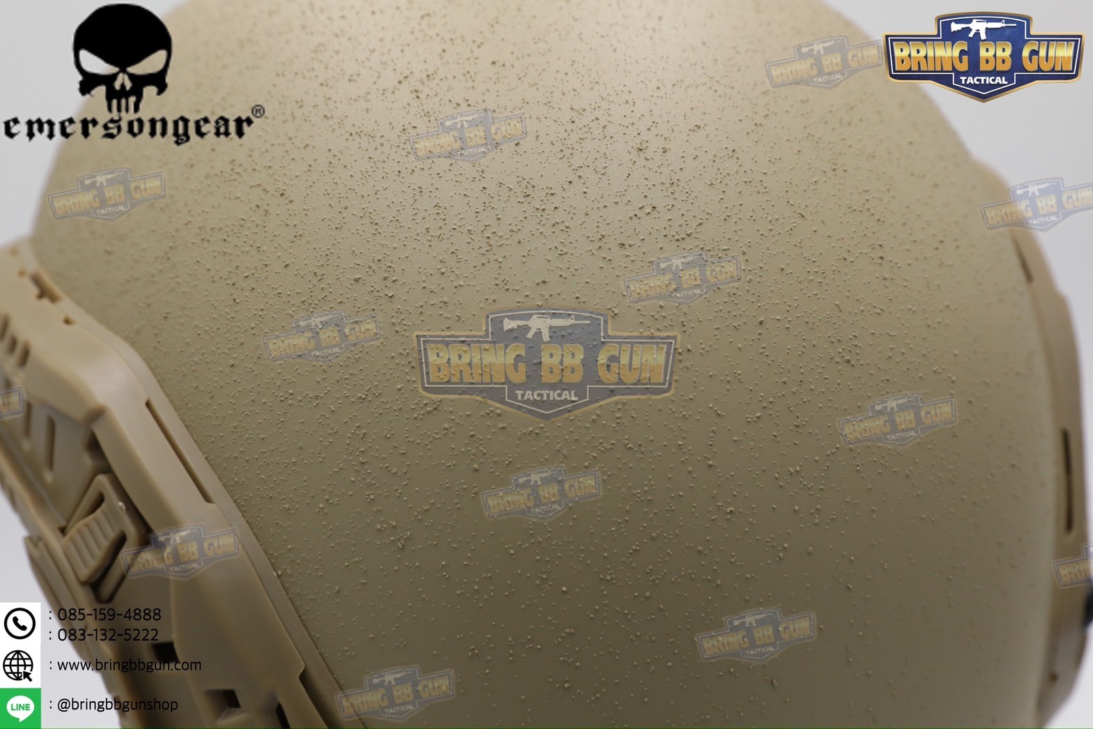 หมวก FAST SF SUPER HIGH CUT ยี่ห้อ Emerson (Emersongear Fast SF Super High Cut Tactical Helmet) (Ultra High Cut) (Super High Cut) (Tactical Helmet) (OPS-C)