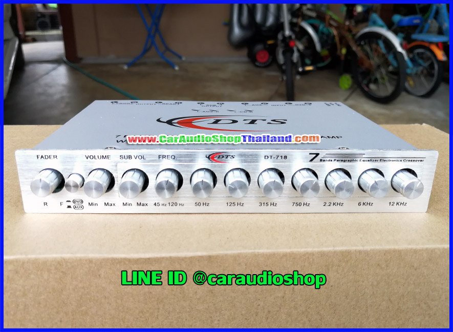ปรีแอมป์ 7 แบนด์ คุณภาพ DIGITAL SOUND 7 BAND DT718