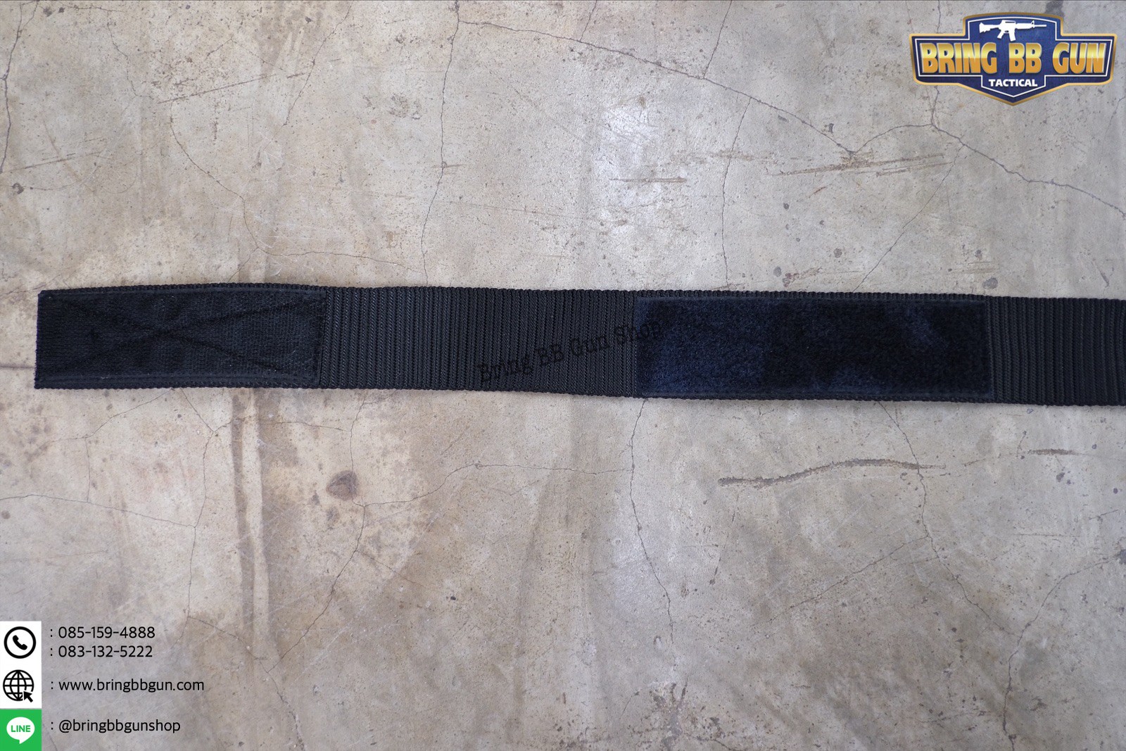 เข็มขัดหัวเหล็ก รุ่นผ้าหนา