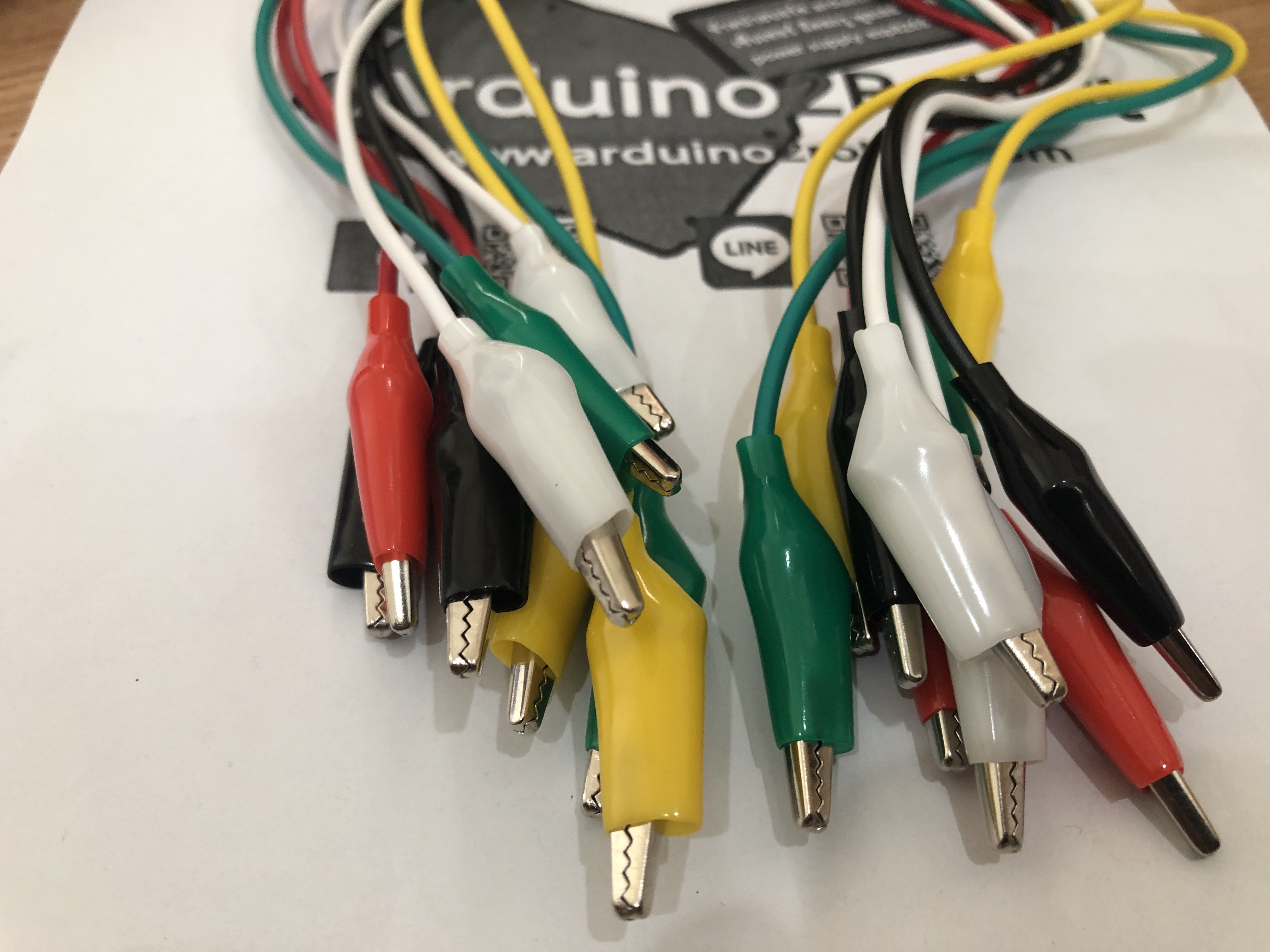 Alligator Clips with Wire 50cm