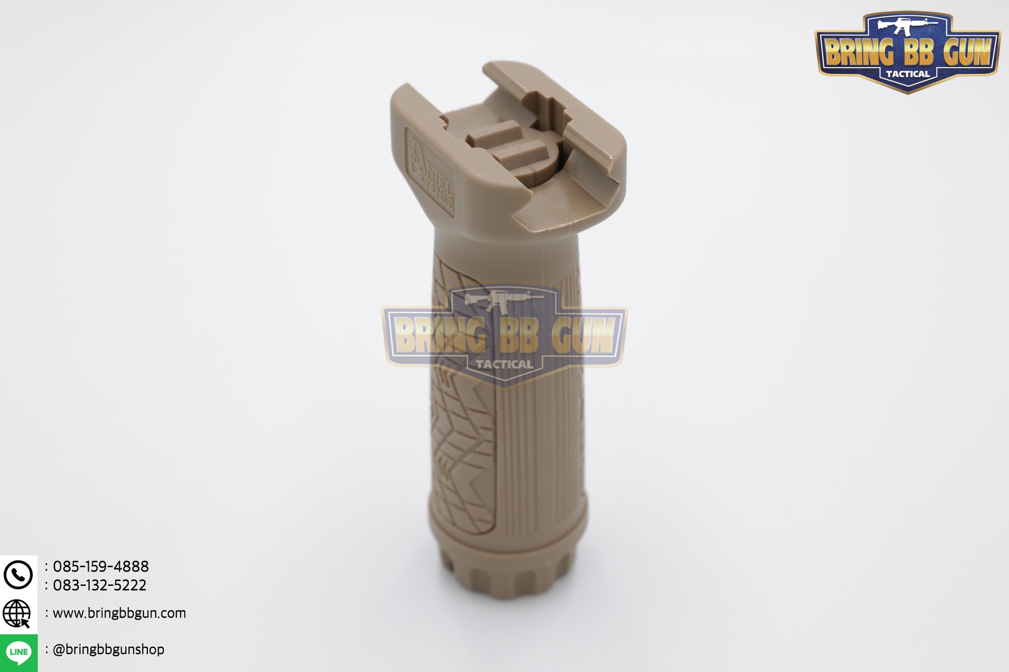 กริ๊ปมือหน้า Daniel Defense รุ่น จับราง 20mm. (DANIEL DEFENSE VERTICAL FOREGRIP - Picatinny)