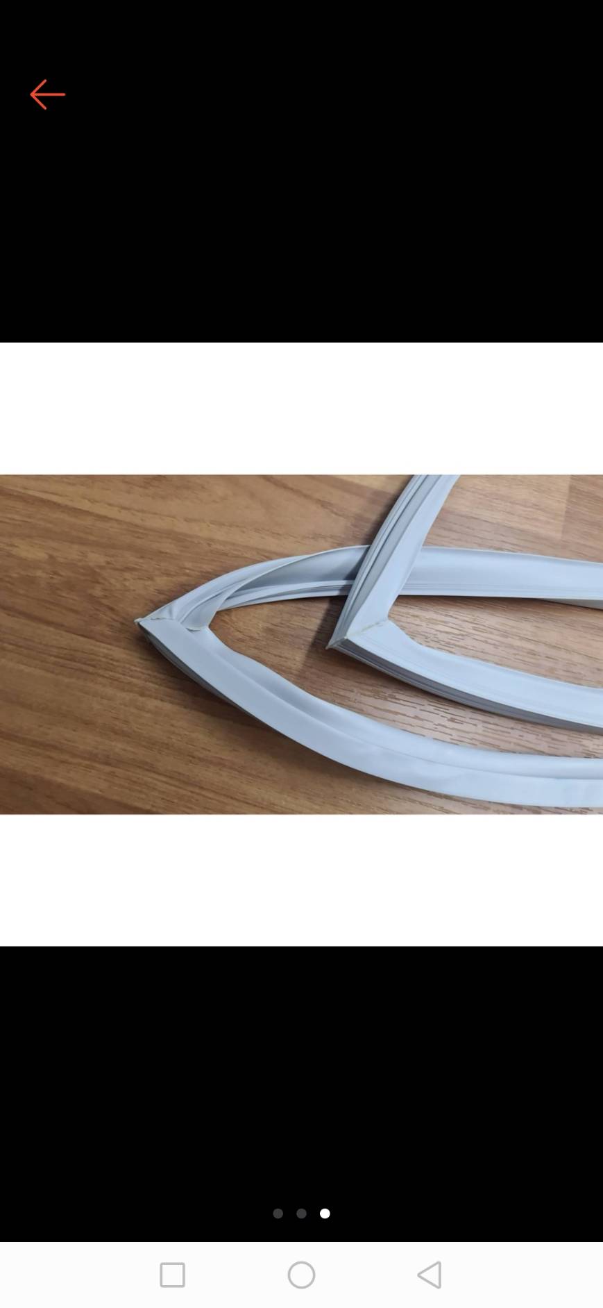 0000100 ขอบยาง รุ่น NF-2102 MS ขอบล่าง ประตูล่าง ตู้เย็น โนฟรอส 2 ประตู ขนาด10.2คิว ซิงเกอร์ รุ่น NF-2102 MS