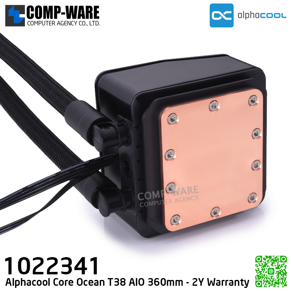 Alphacool Core Ocean T38 AIO 360mm - LIQUID COOLER - 1022341 - 2Y Warranty