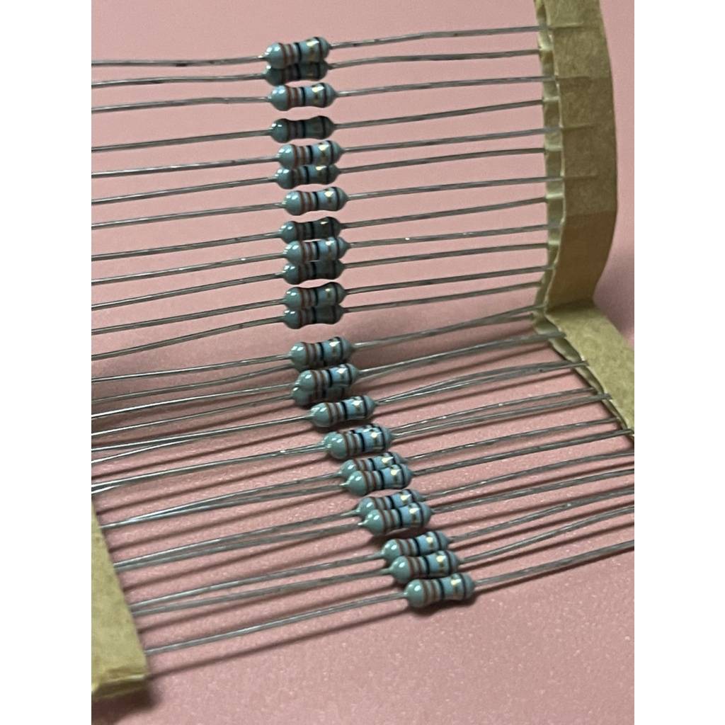 0000981 Resistor ตัวต้านทาน ตัวต้านทานฟิล์มโลหะ (30ชิ้น) 1/4 w33 ชนิด 1% รีซิสเตอร์