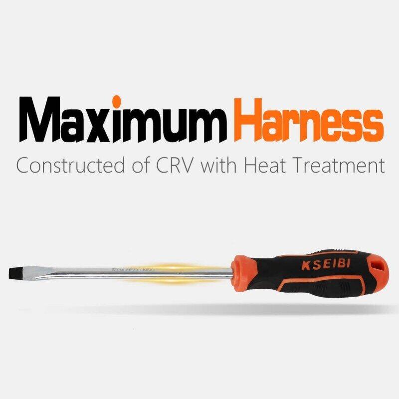 ชุดไขควง | ปากแฉก-แบน สั้น/ยาว | ขนาด 25-200 mm. | KSEIBI | K-153722 | K-153723