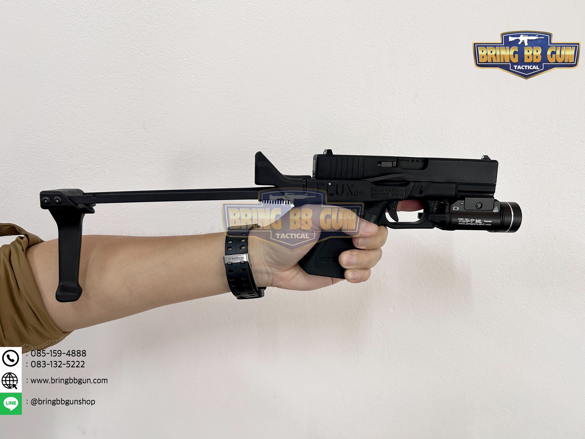 ซองปืนพกนอกปลดนิ้วโป้ง Black Hawk รุ่น Omnivore (Omnivore Multifit Holsters) (ซองปืน+ไฟฉาย)