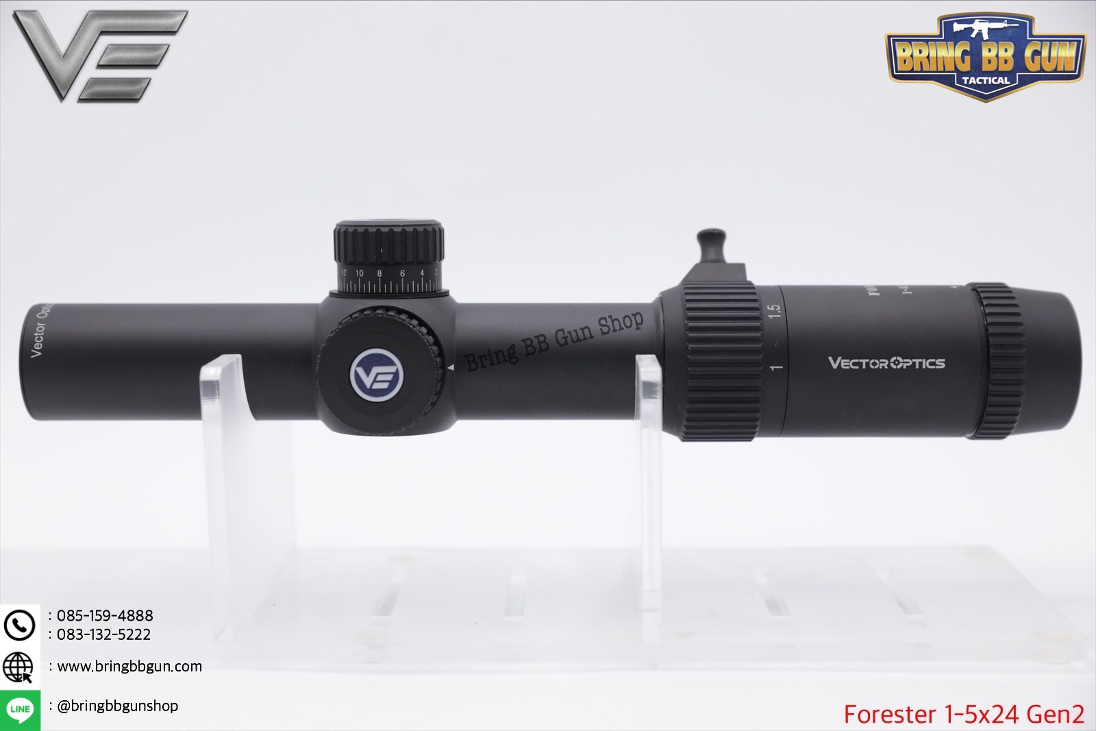 สโคปยิงไว ยี่ห้อ Vector Optics รุ่น Forester 1-5x24 Gen2 (Vector Optics Forester 1-5x24 Gen2)