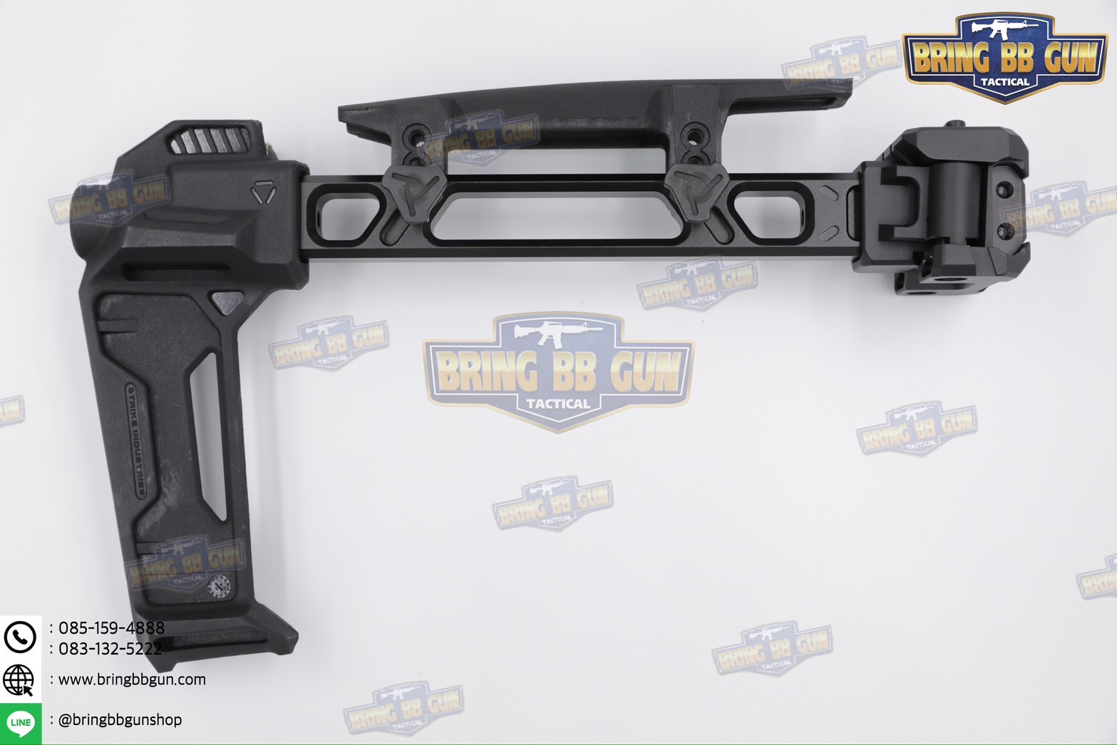 พานท้ายปืนแบบพับได้2ฝั่ง (Strike Dual Folding Adapter) รุ่น Strike FSA Dual Folder (The Strike Dual Folding Adapter) (Dual Folding Adapter) (Strike Hard,Strike Fast) (SI) (MCX) (MPX) (1913)