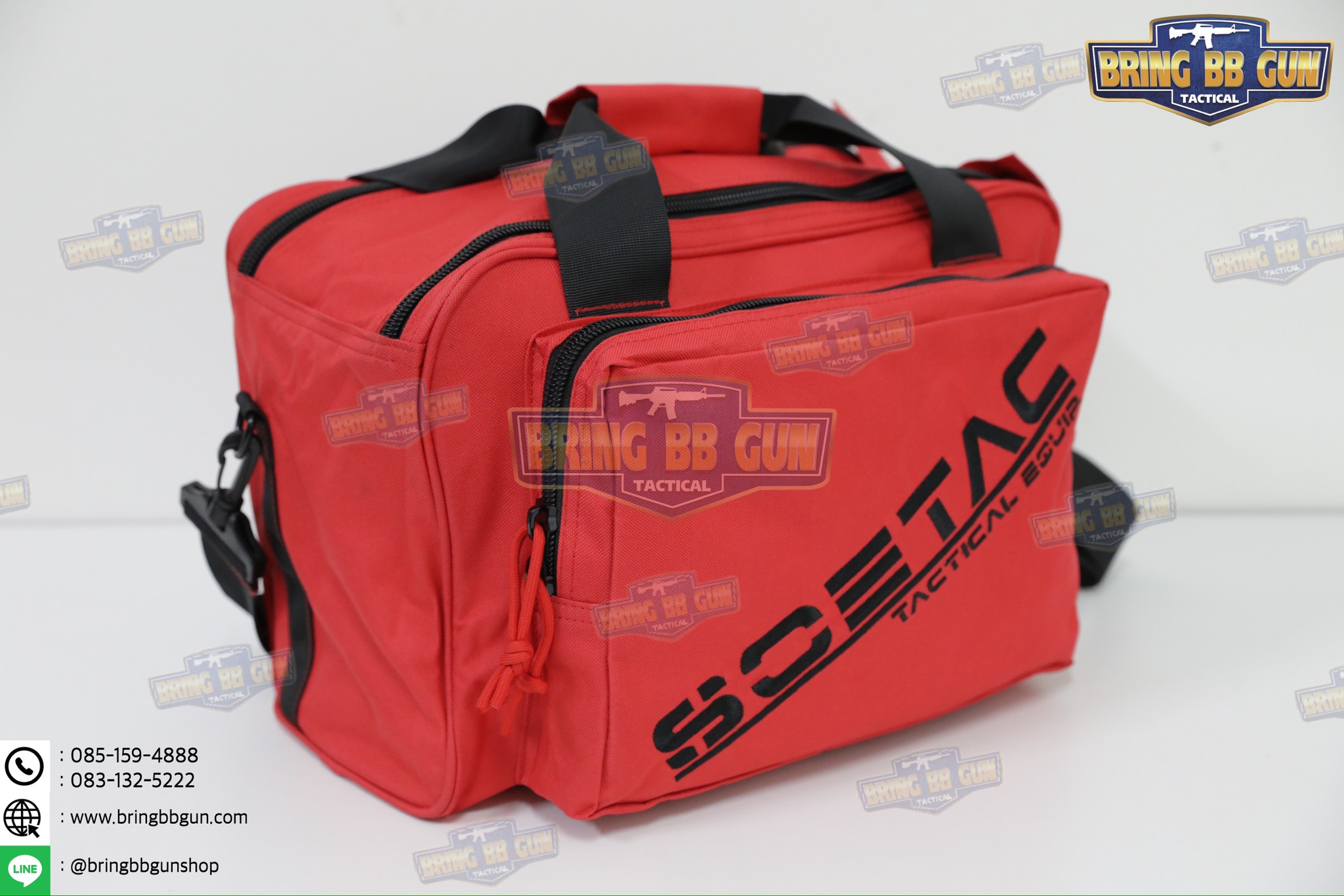 กระเป๋าอเนกประสงค์ สำหรับยิงปืน ยี่ห้อ Soetac (กระเป๋าสำหรับนักแข่งยิงปืน) (กระเป๋าเก็บอุปกรณ์ + ปืนสั้น) (Range Bag) (IPSC Range Bag Tactical Shooting Gun Bags)