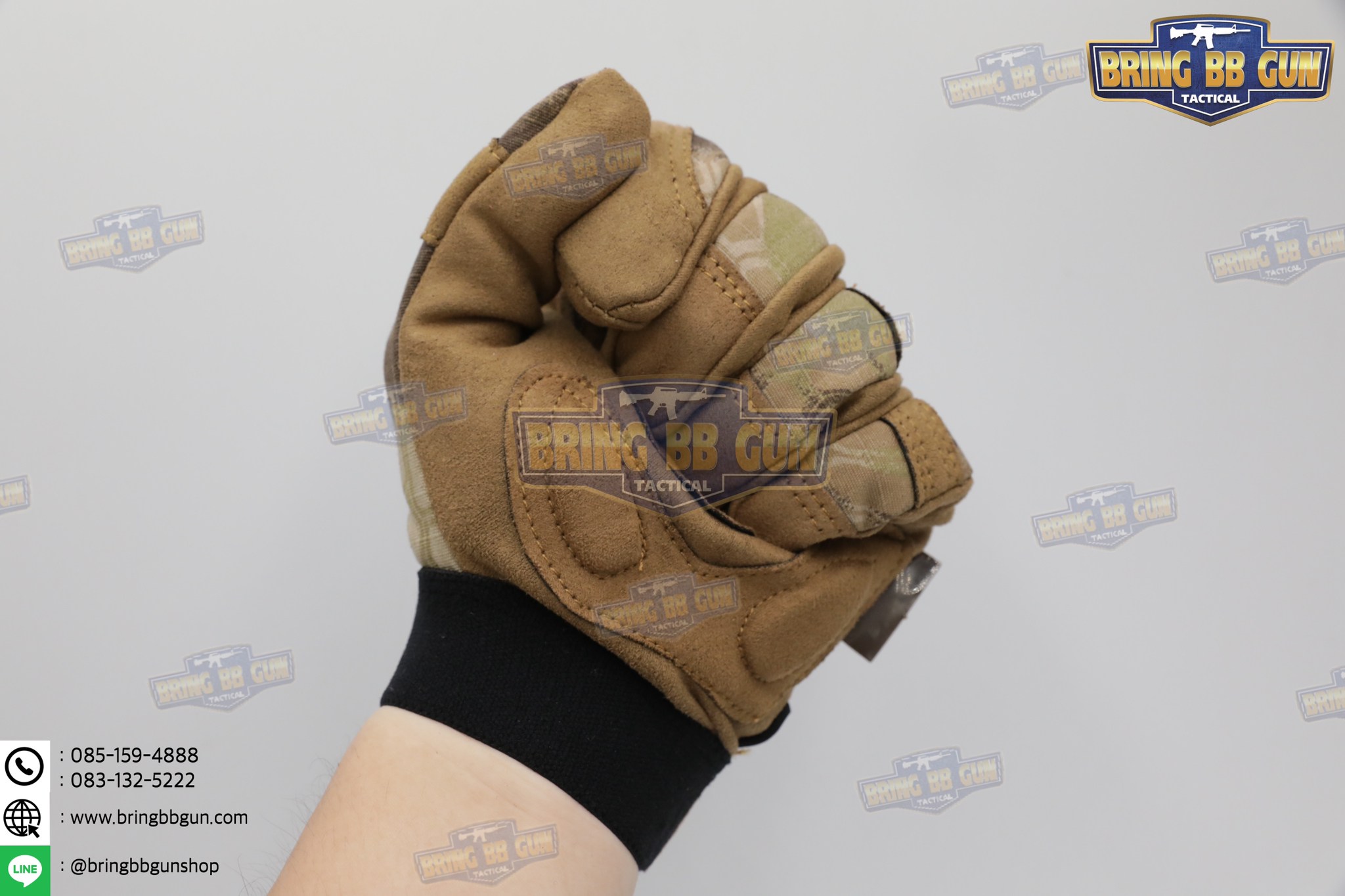 ถุงมือเต็มนิ้ว ยี่ห้อ Emerson รุ่น Tactical Lightweight Camouflage Gloves (Tactical Gloves)
