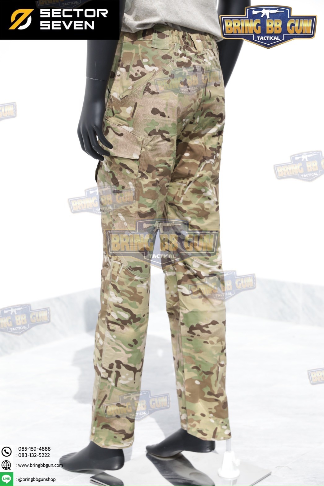 กางเกงขายาว Sector Seven รุ่น IX9C (ผ้าตาราง) (ผ้าบาง)