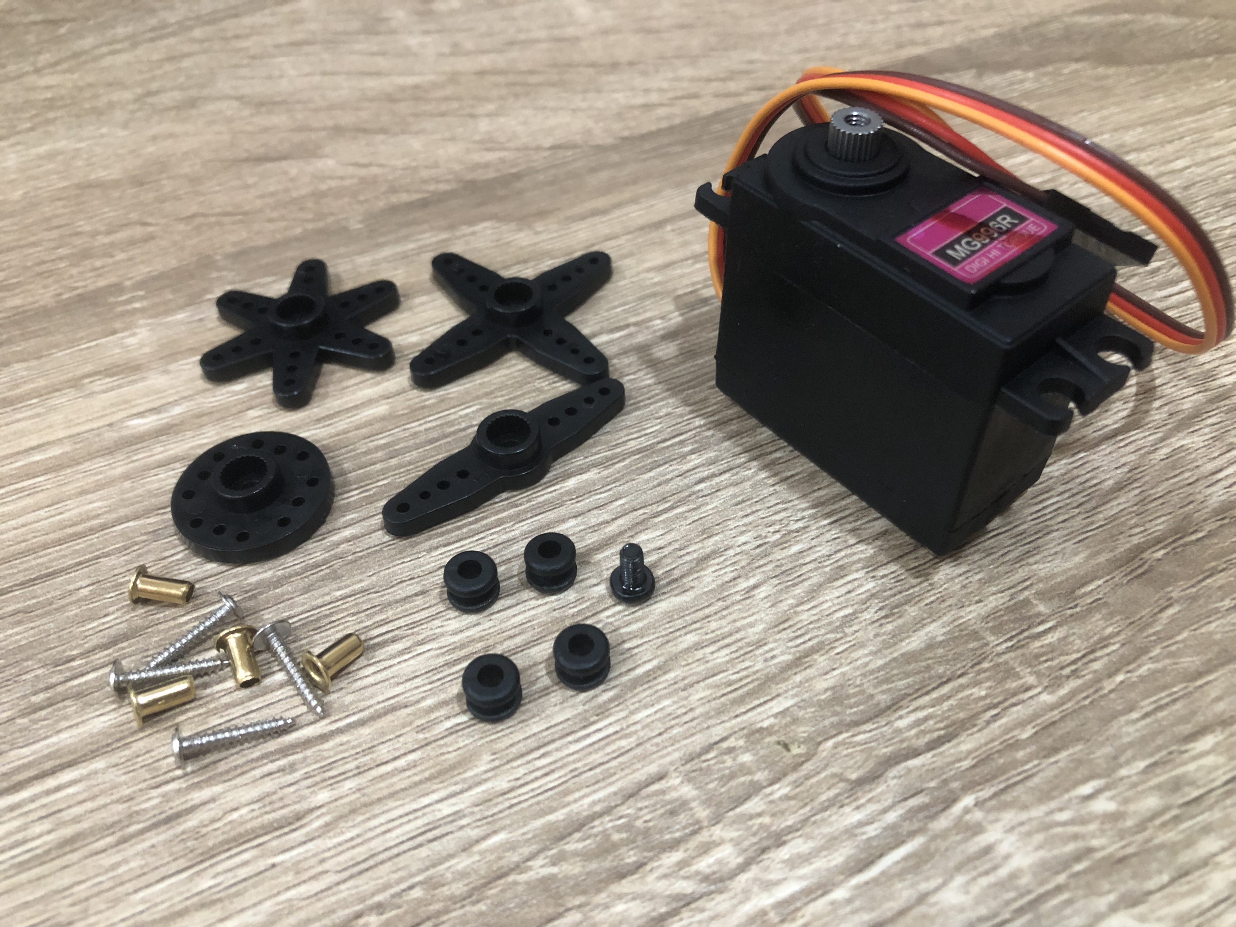 MG996R Digital Servo Motor Metal Gear for RC Model Helicopter Boat Car (360 Degree)