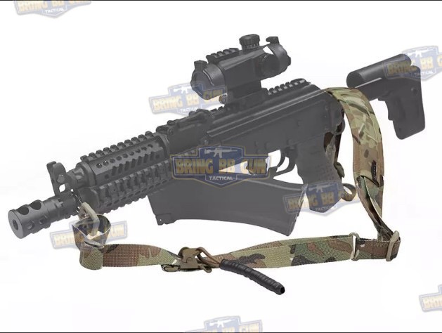 สายสะพายปืน ทรง Ferro (สายสะพายปืนยุทธวิธี 2 จุด) (Padded Sling) (The Slingster) (Adjustable dual point tactical function rope)